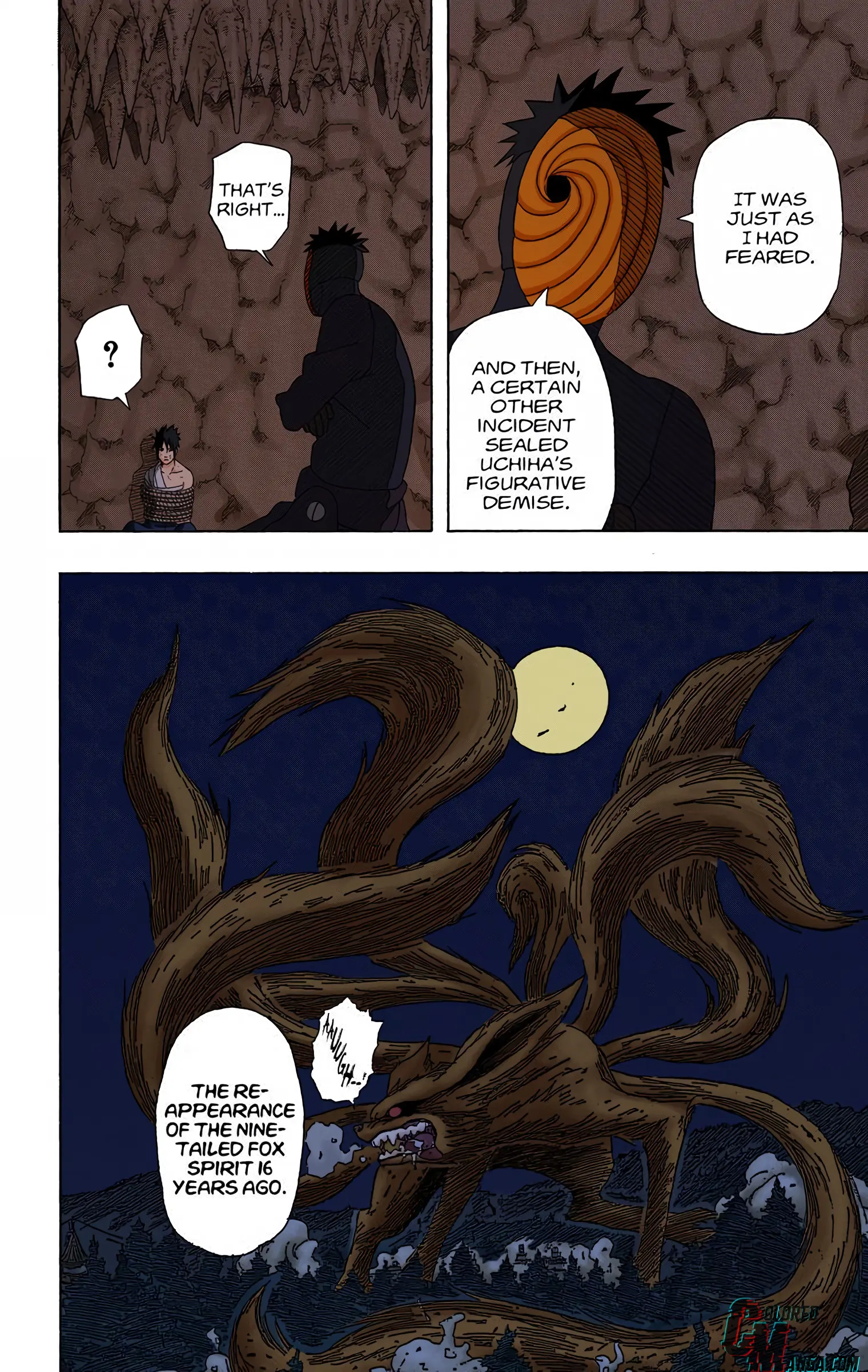 Naruto Colored Manga Online, chapter 399, page 13