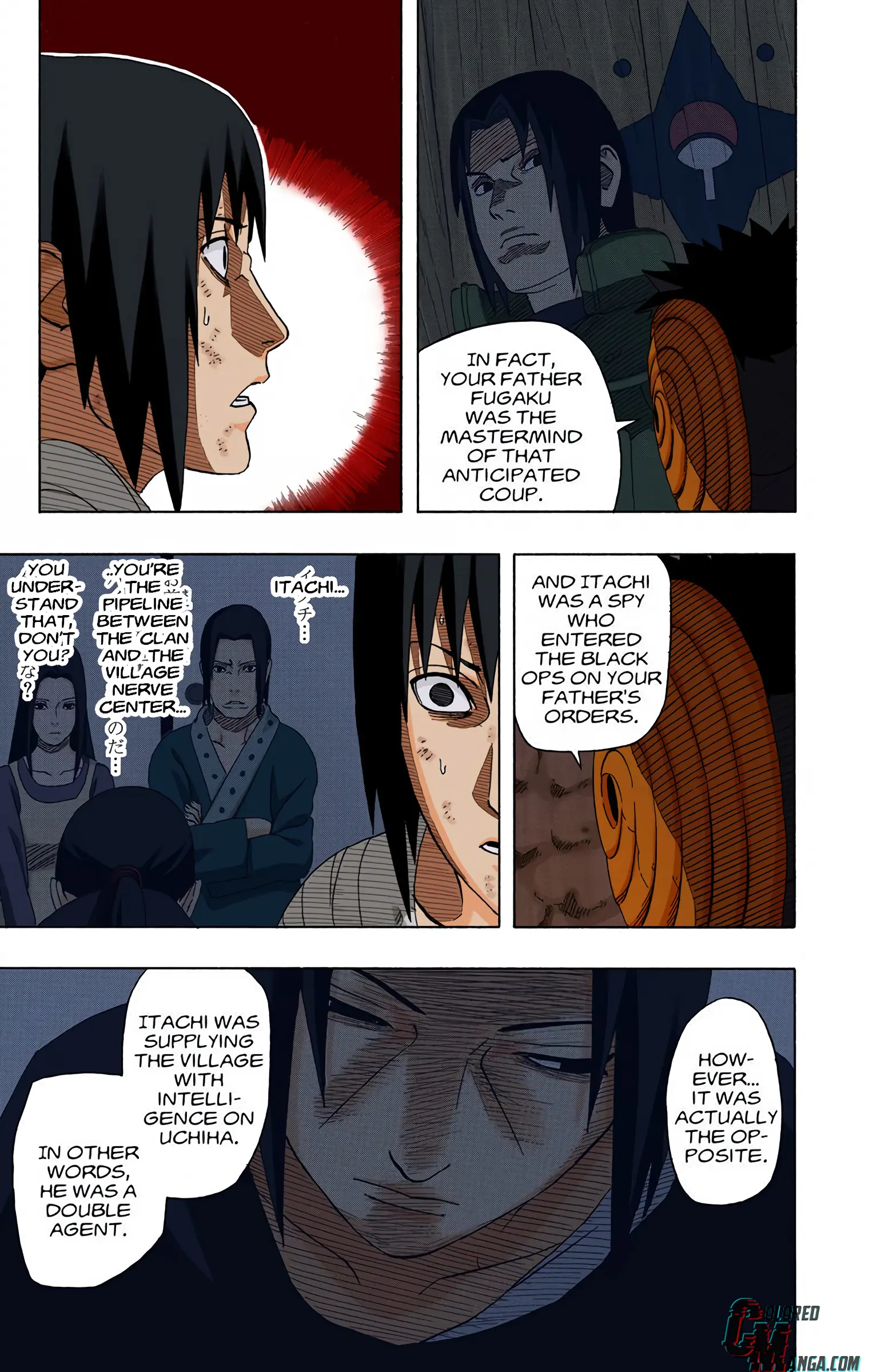 Naruto Colored Manga Online, chapter 400, page 3