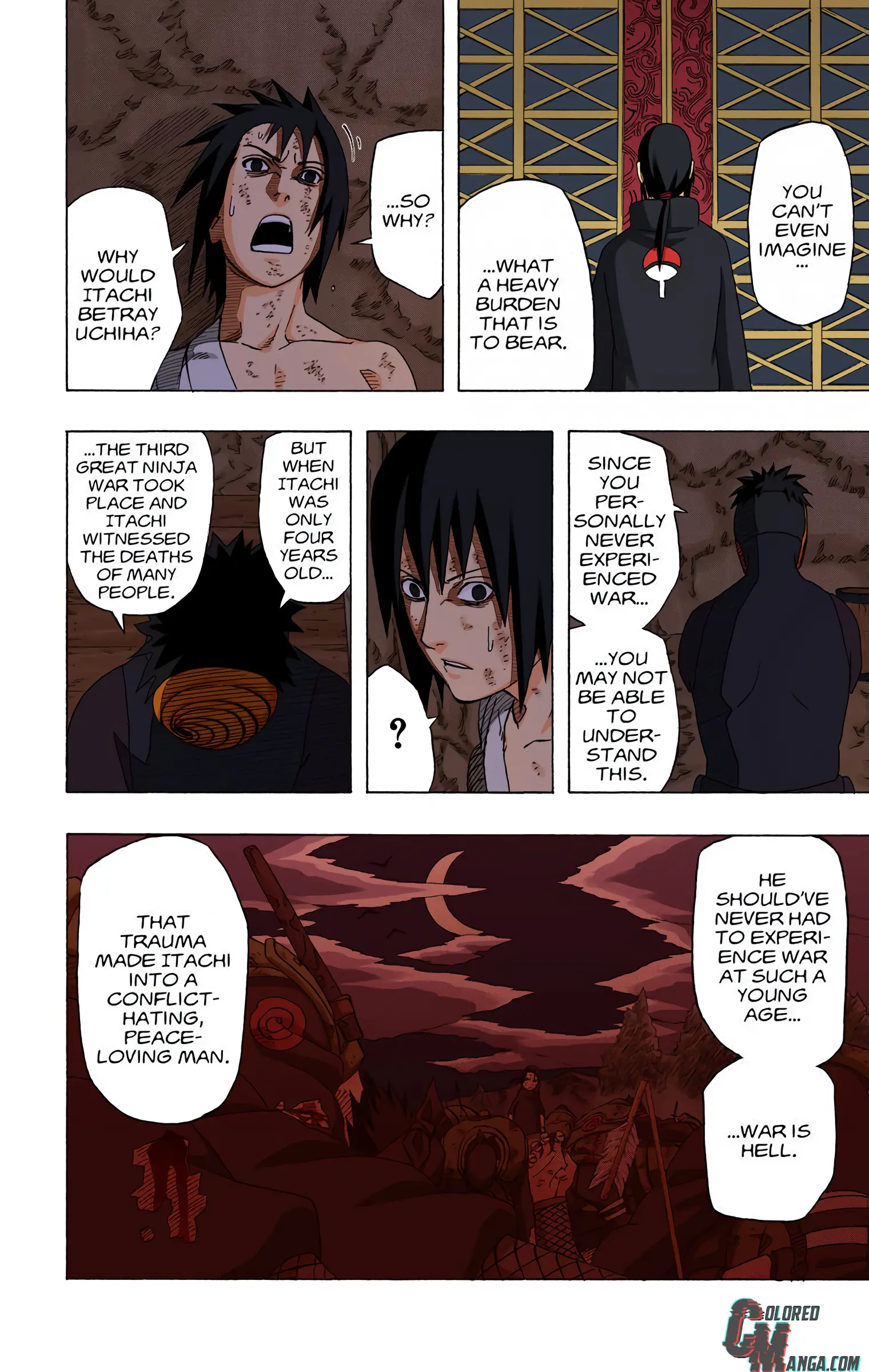 Naruto Colored Manga Online, chapter 400, page 4