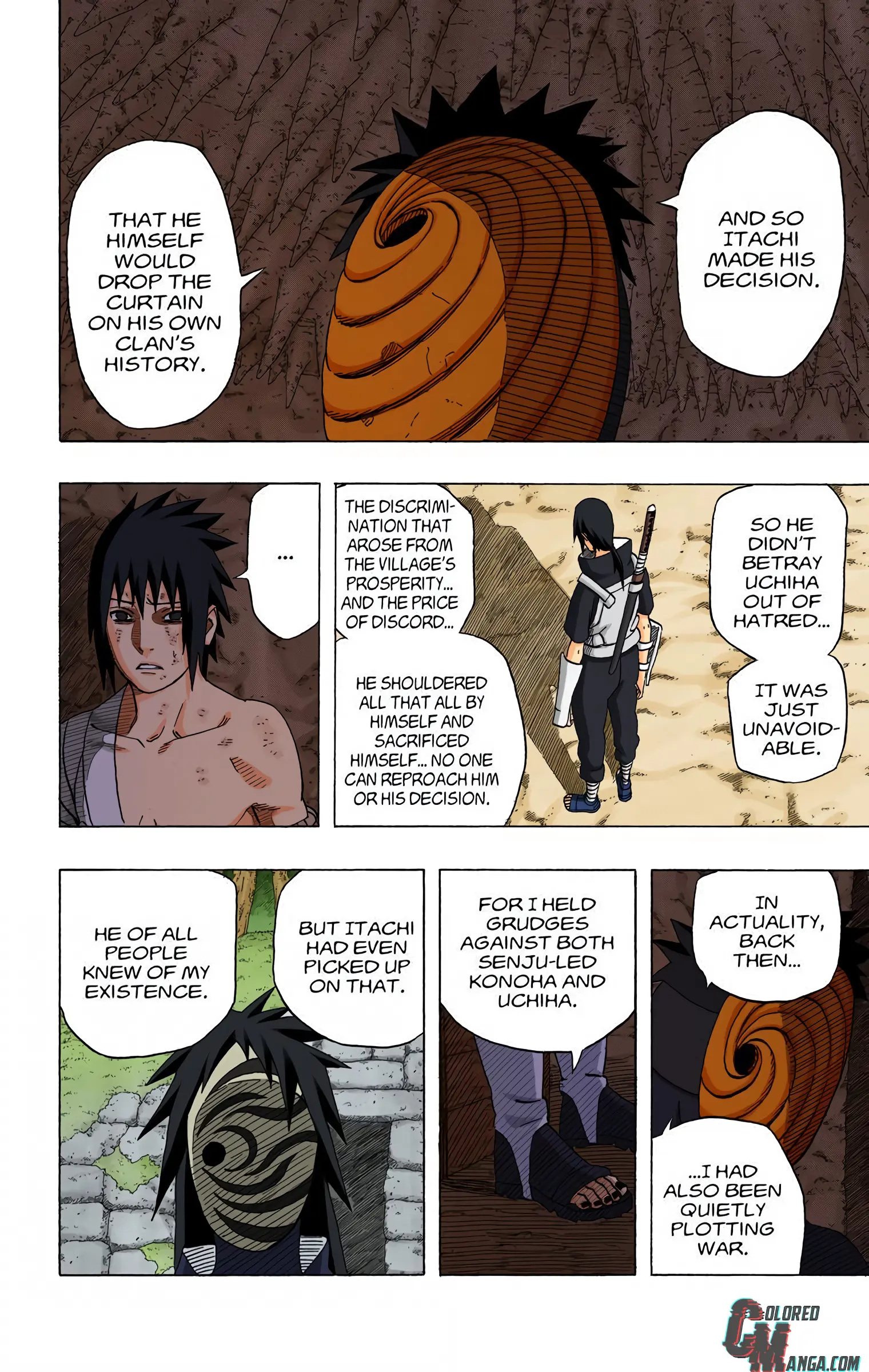 Naruto Colored Manga Online, chapter 400, page 8