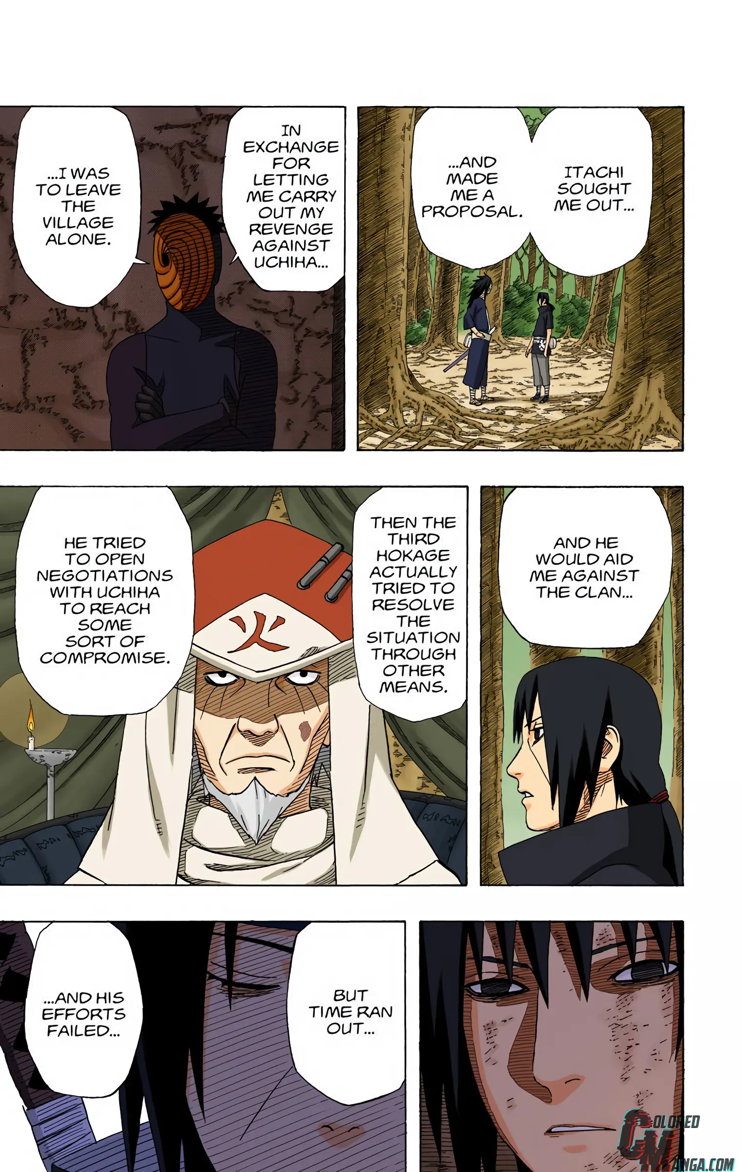 Naruto Colored Manga Online, chapter 400, page 9