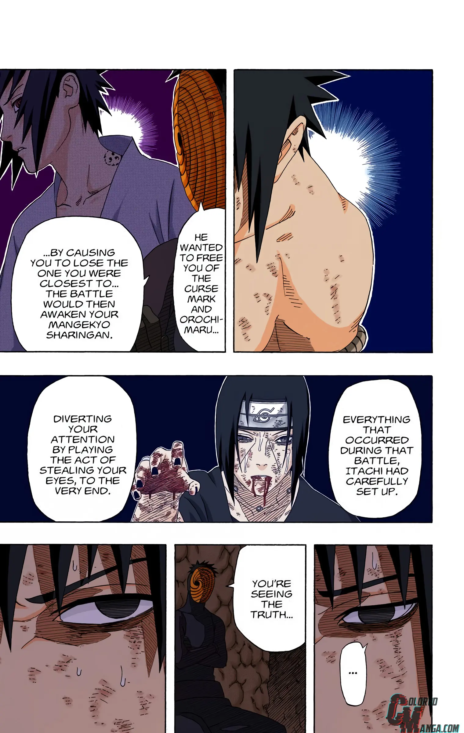 Naruto Colored Manga Online, chapter 401, page 3