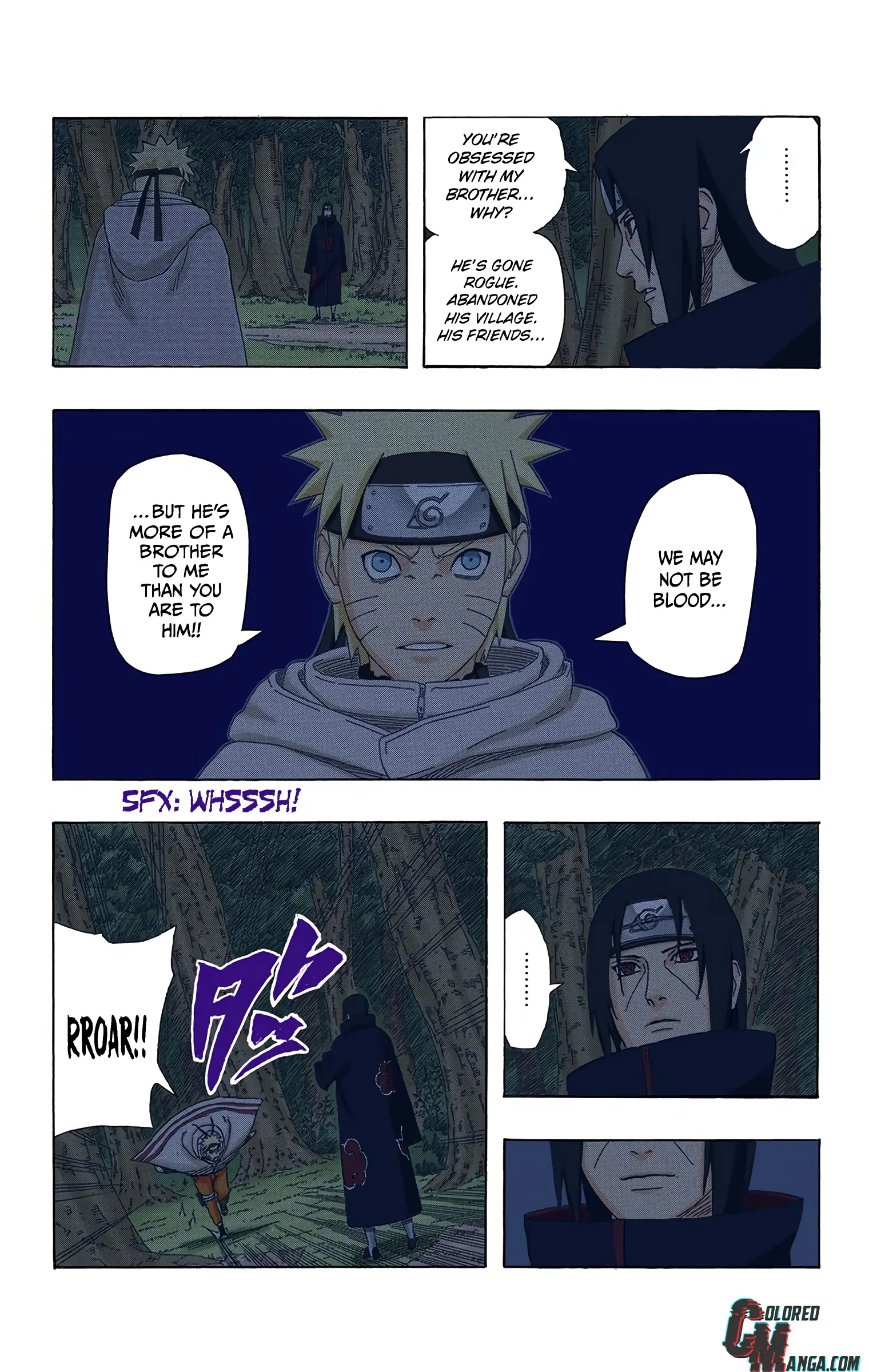 Naruto Colored Manga Online, chapter 403, page 7