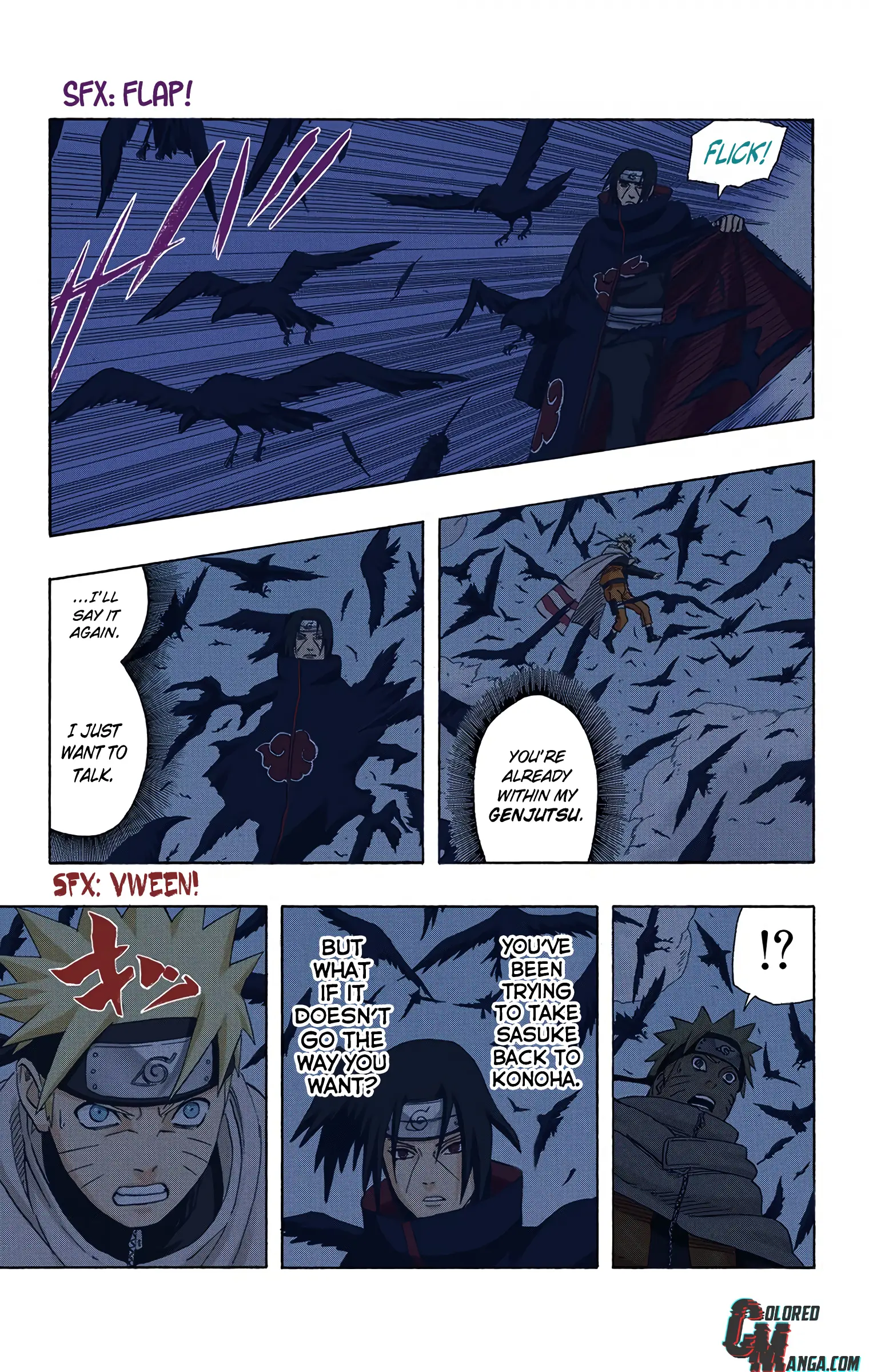 Naruto Colored Manga Online, chapter 403, page 8