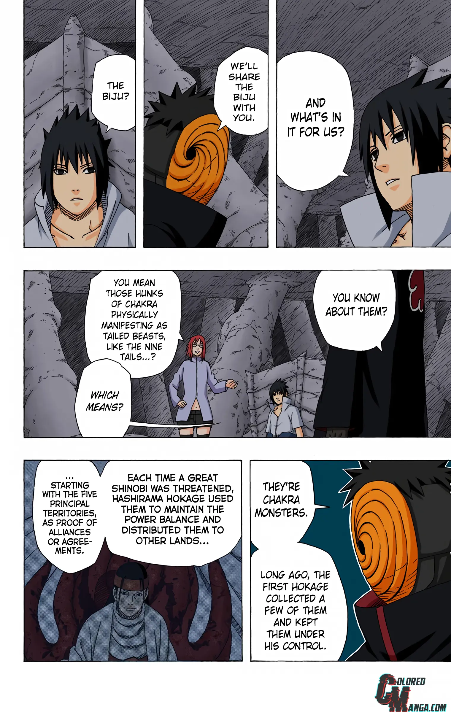 Naruto Colored Manga Online, chapter 404, page 14