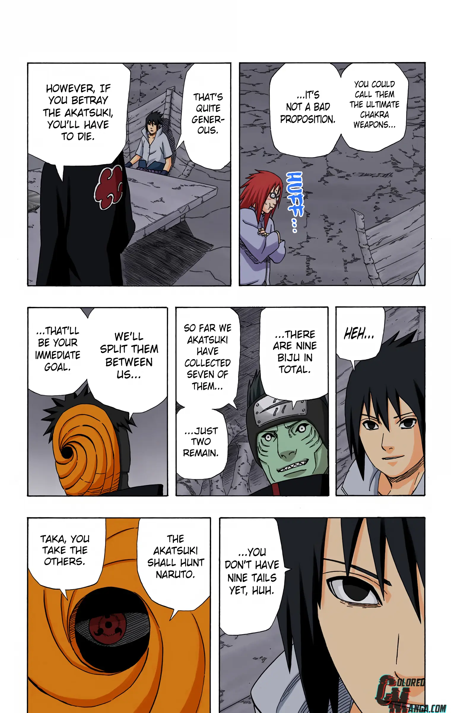 Naruto Colored Manga Online, chapter 404, page 15