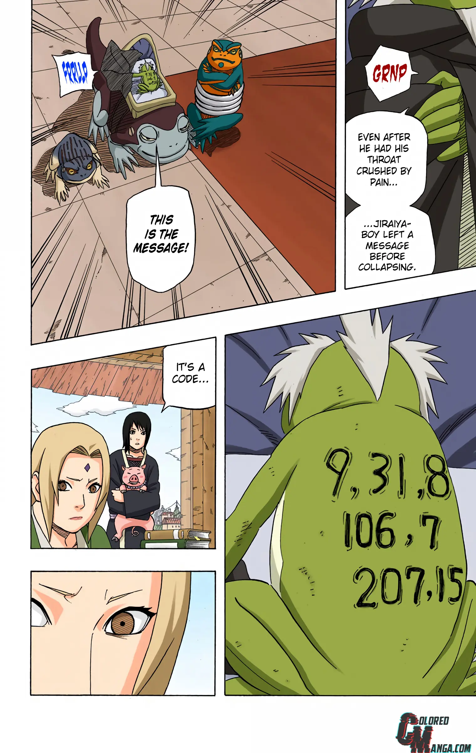 Naruto Colored Manga Online, chapter 405, page 2