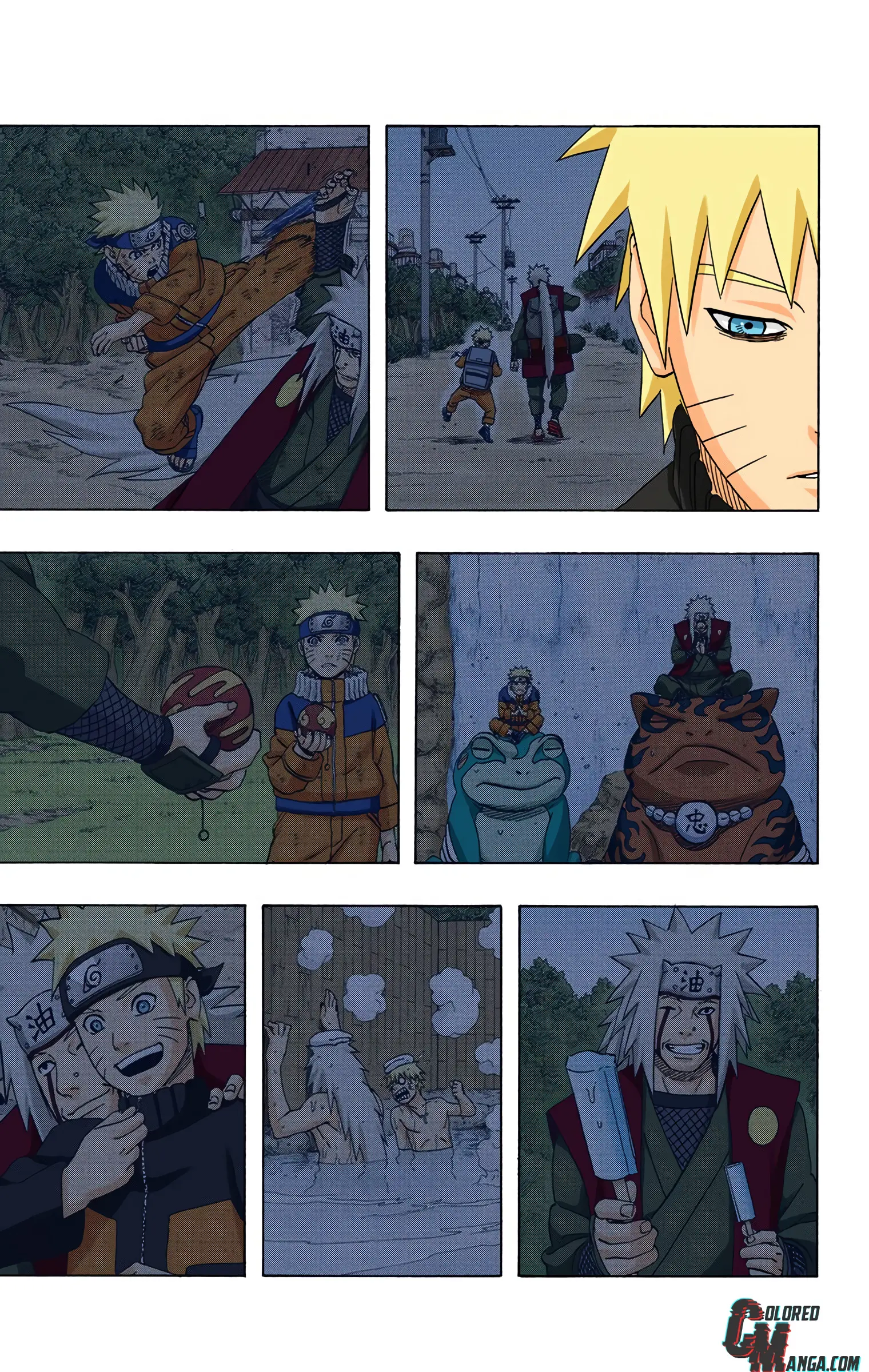 Naruto Colored Manga Online, chapter 405, page 7