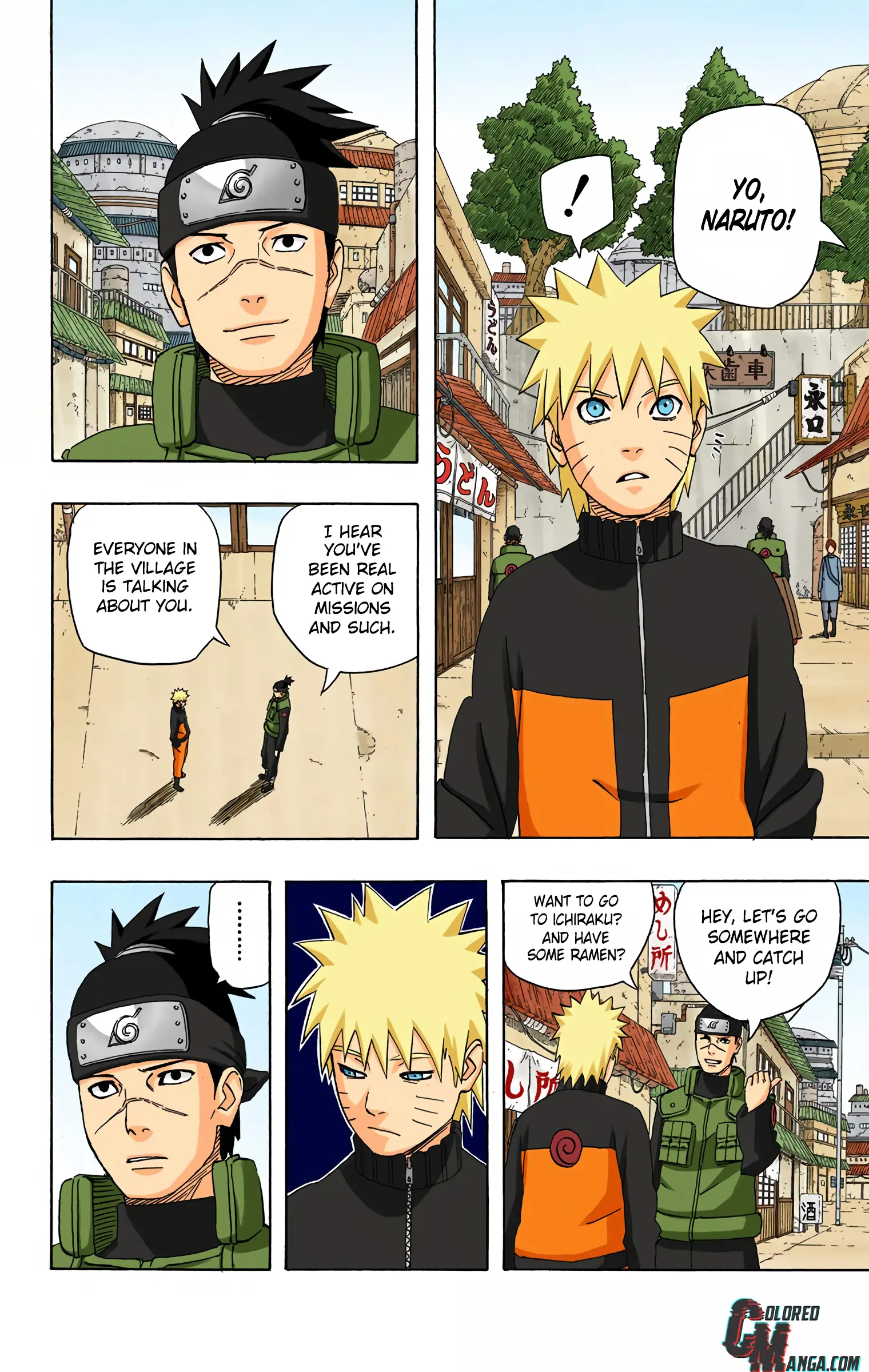 Naruto Colored Manga Online, chapter 405, page 8