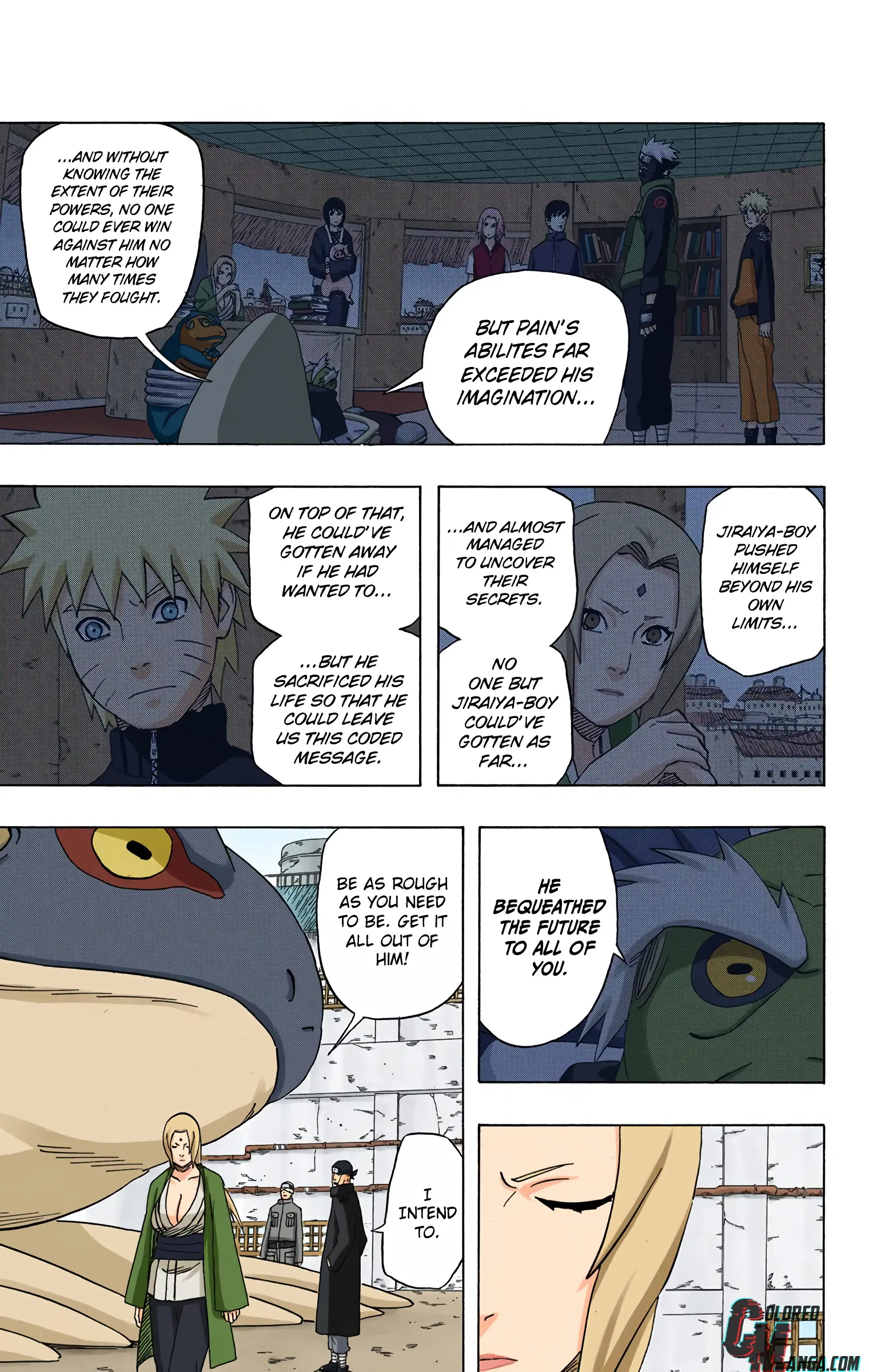 Naruto Colored Manga Online, chapter 406, page 3