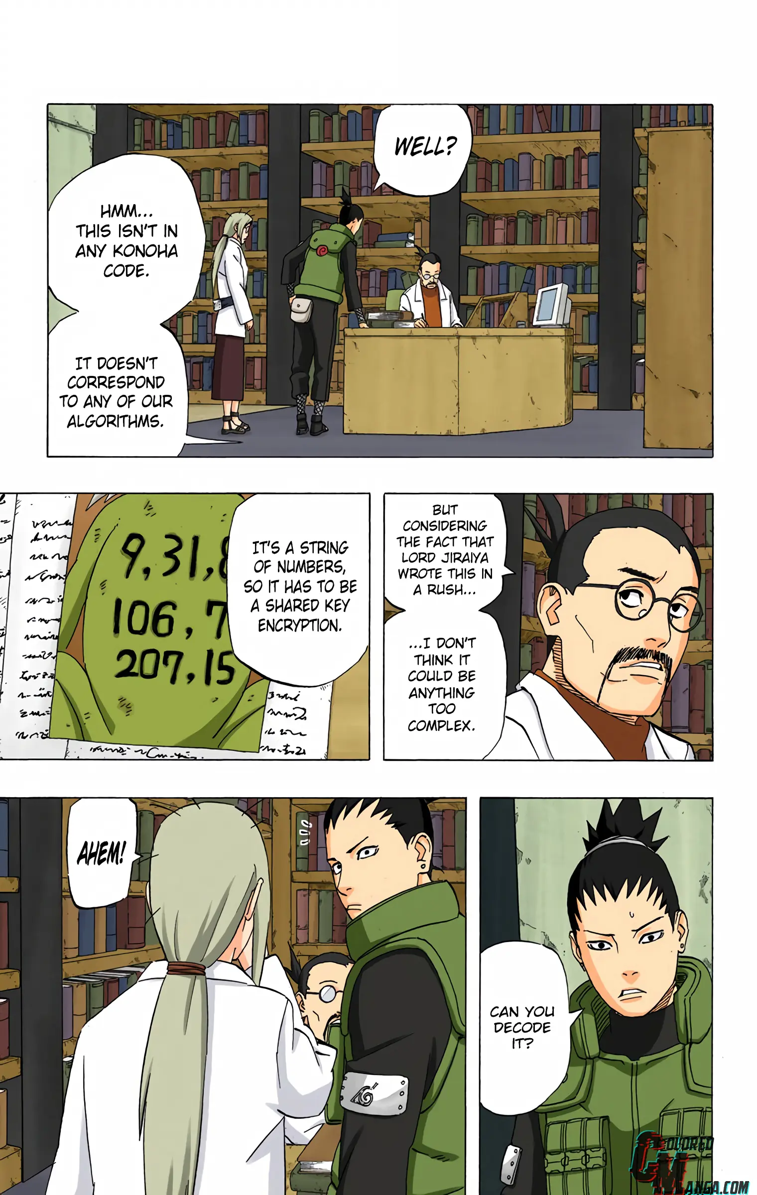 Naruto Colored Manga Online, chapter 406, page 5