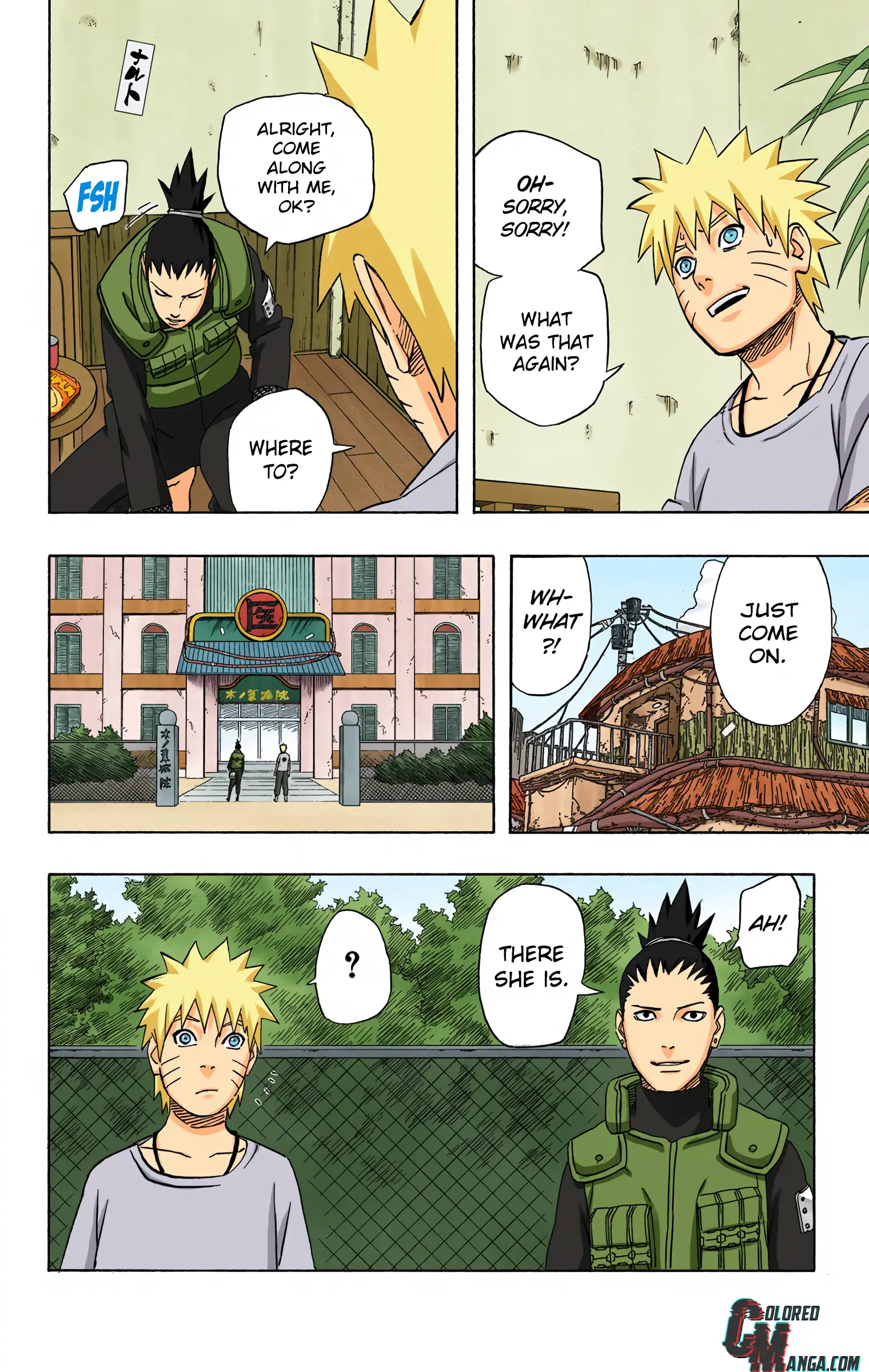 Naruto Colored Manga Online, chapter 406, page 12
