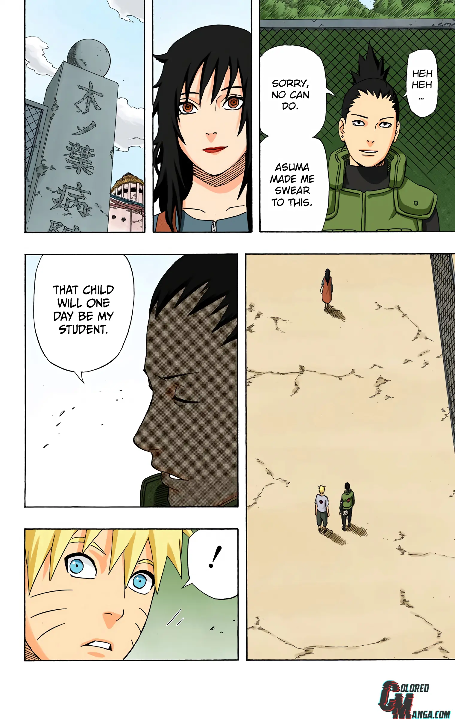 Naruto Colored Manga Online, chapter 406, page 14