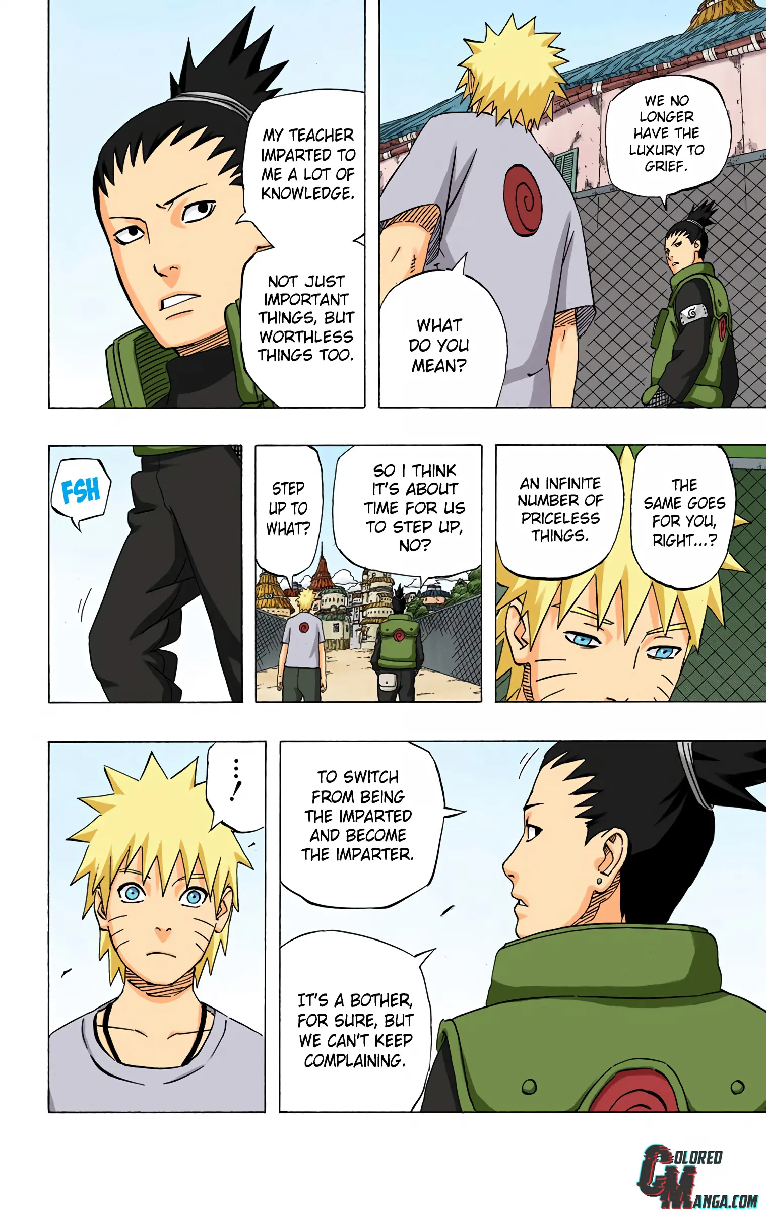 Naruto Colored Manga Online, chapter 406, page 16