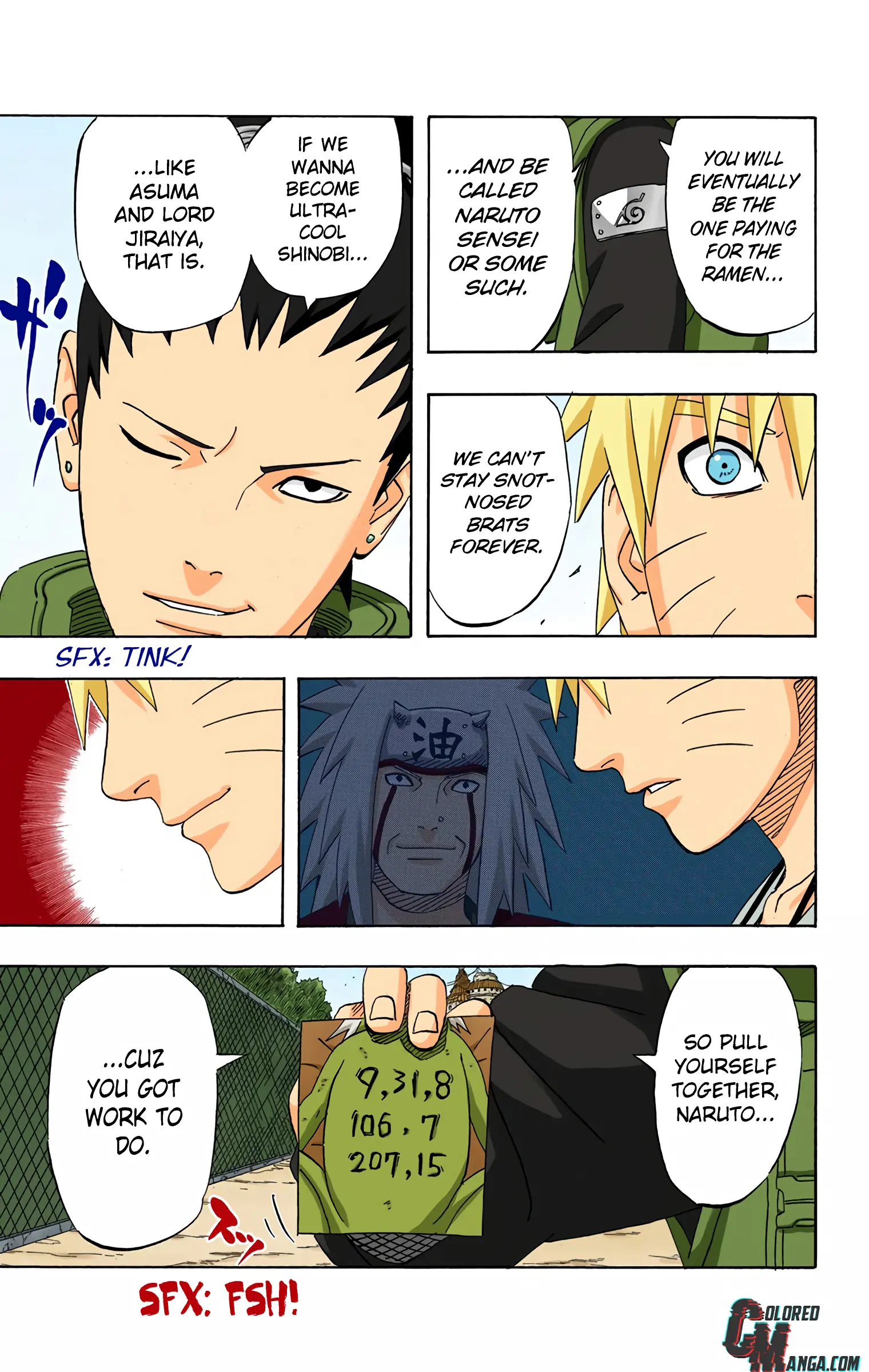 Naruto Colored Manga Online, chapter 406, page 17