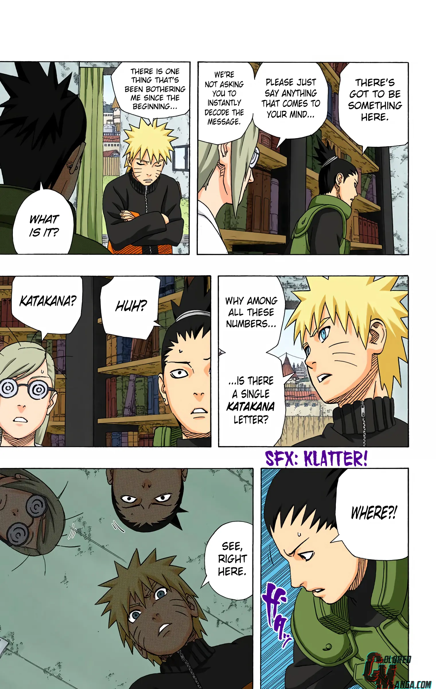 Naruto Colored Manga Online, chapter 407, page 3