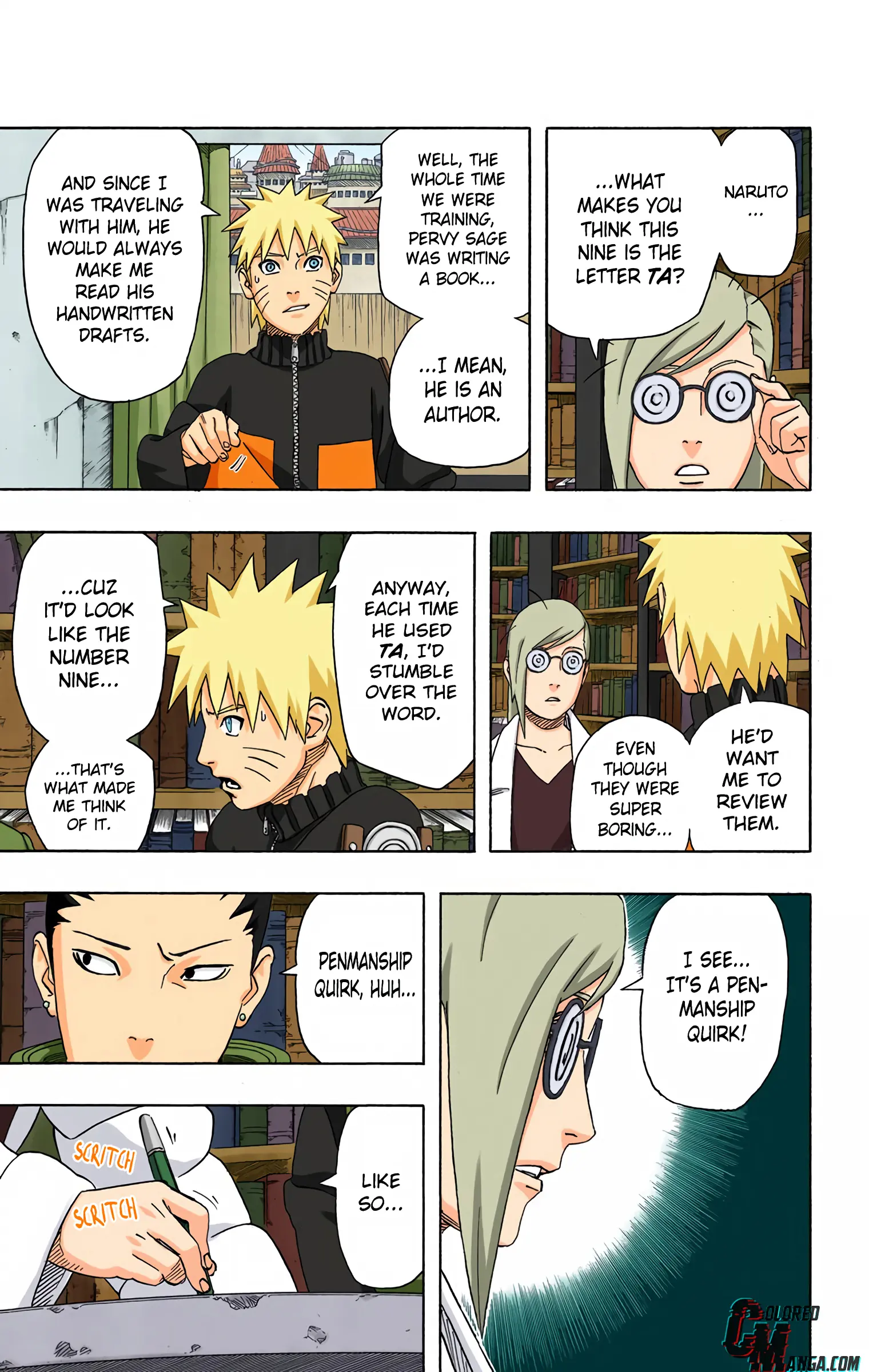 Naruto Colored Manga Online, chapter 407, page 5
