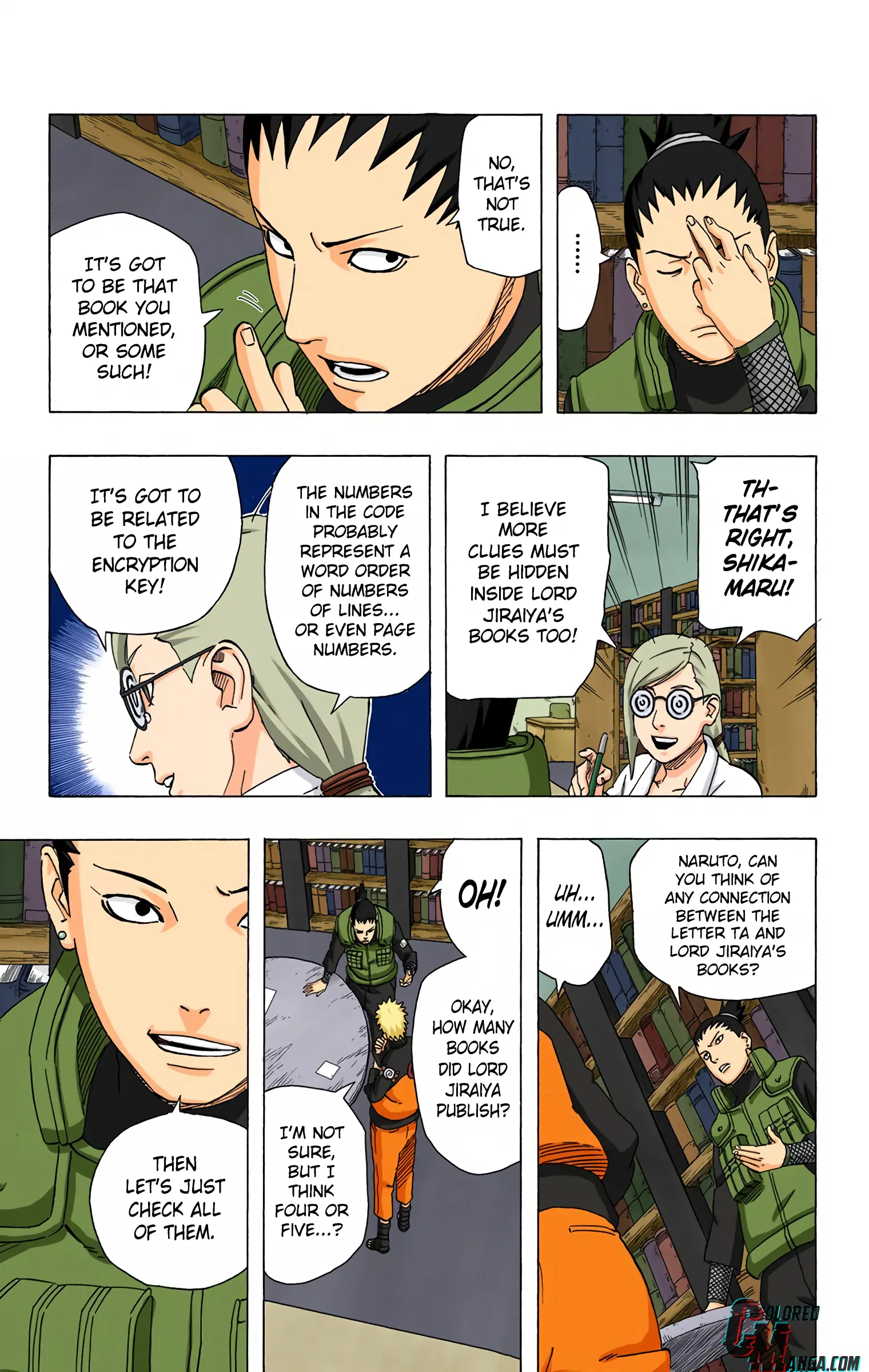 Naruto Colored Manga Online, chapter 407, page 7