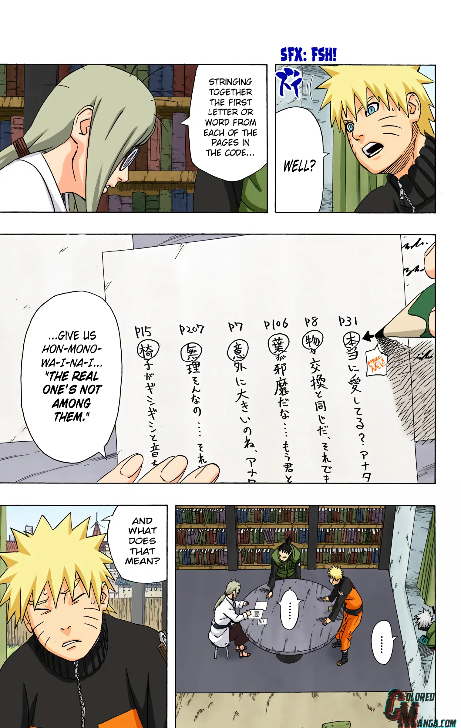 Naruto Colored Manga Online, chapter 407, page 13