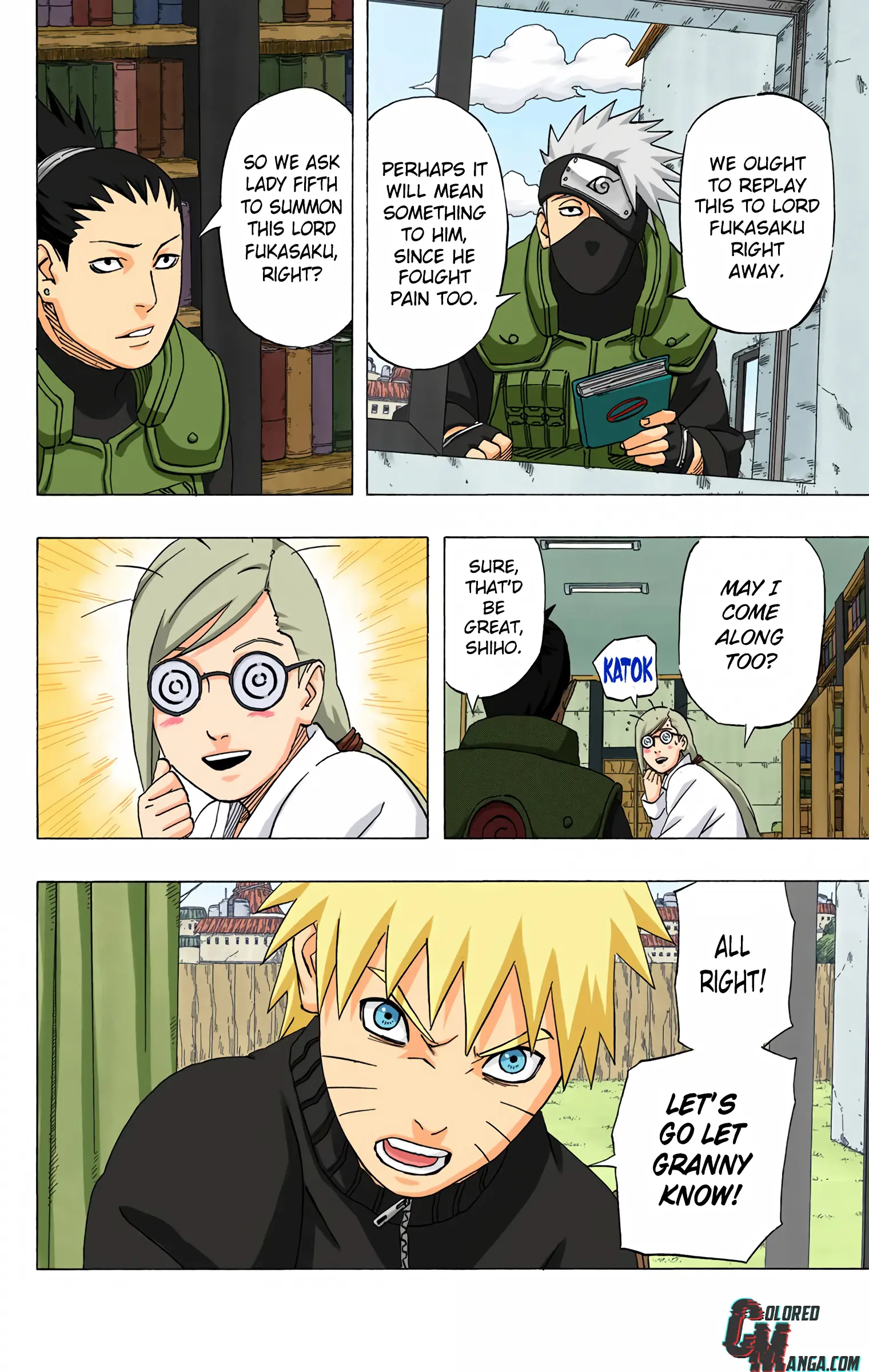 Naruto Colored Manga Online, chapter 407, page 14