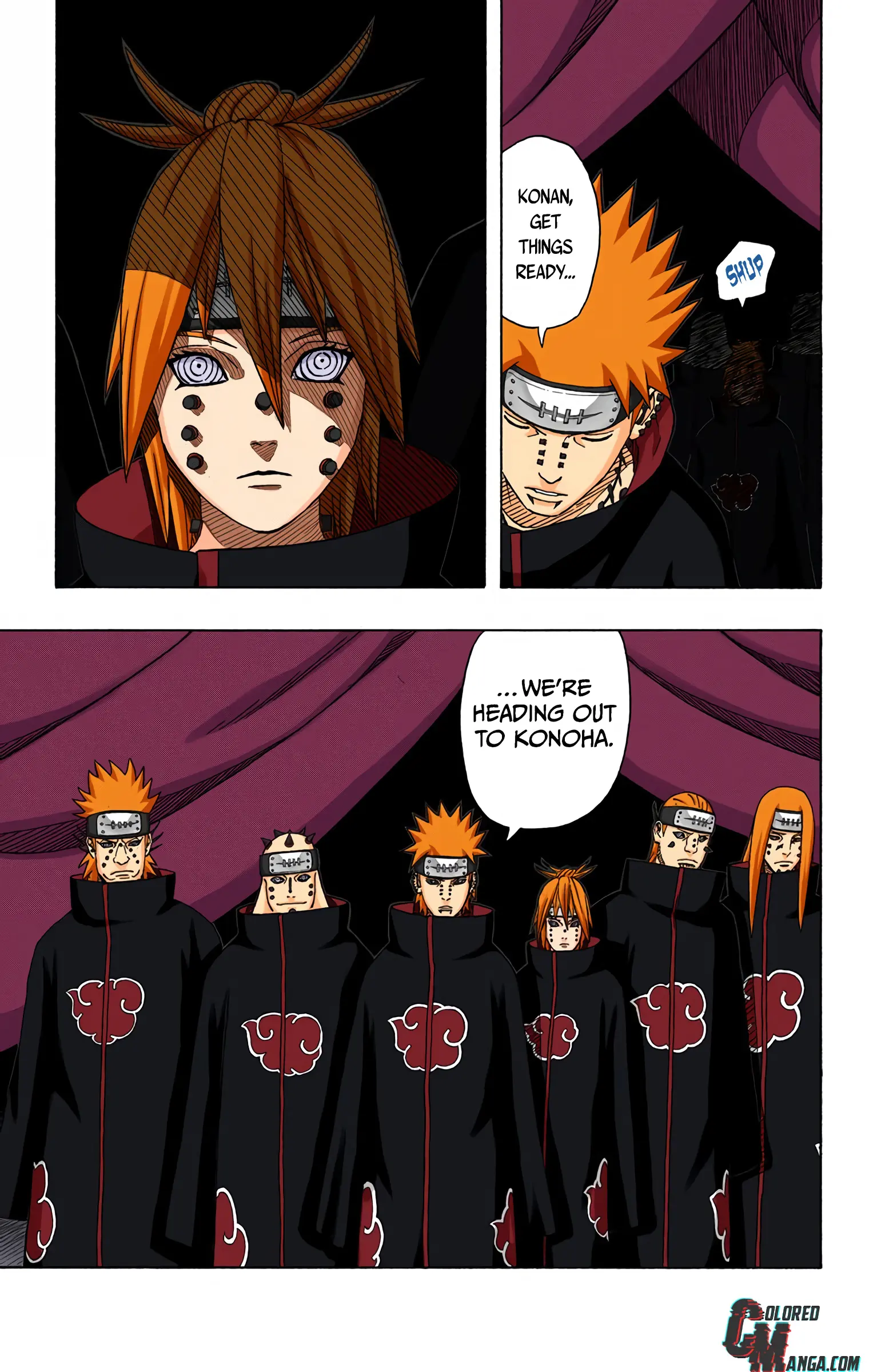 Naruto Colored Manga Online, chapter 407, page 17