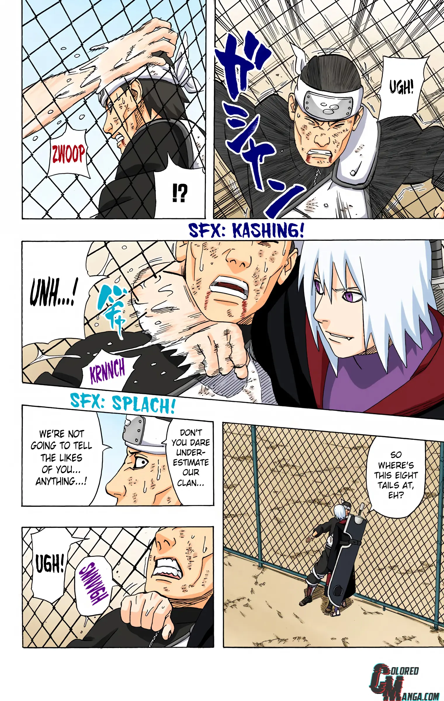 Naruto Colored Manga Online, chapter 408, page 2