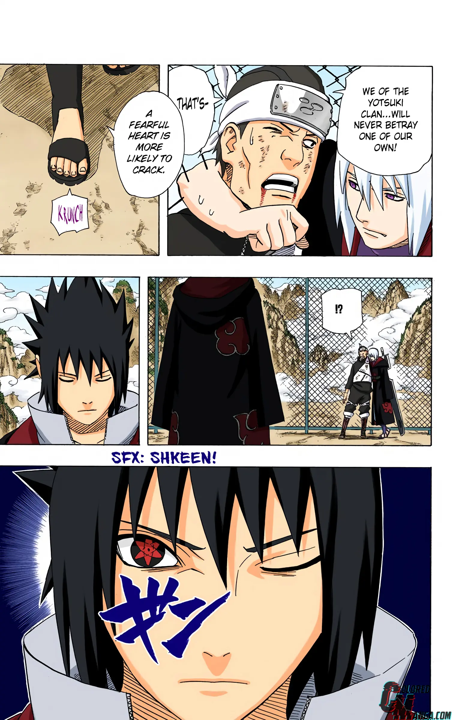 Naruto Colored Manga Online, chapter 408, page 3