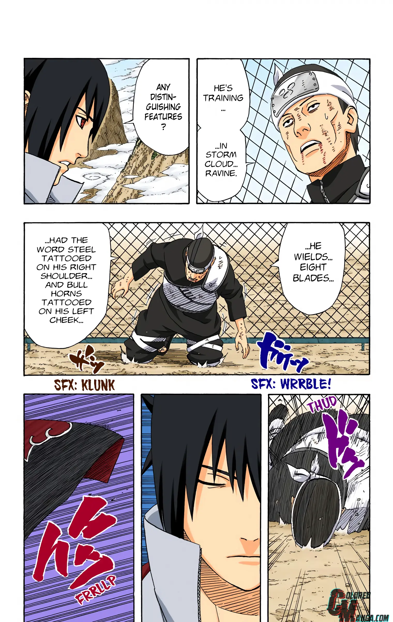 Naruto Colored Manga Online, chapter 408, page 5