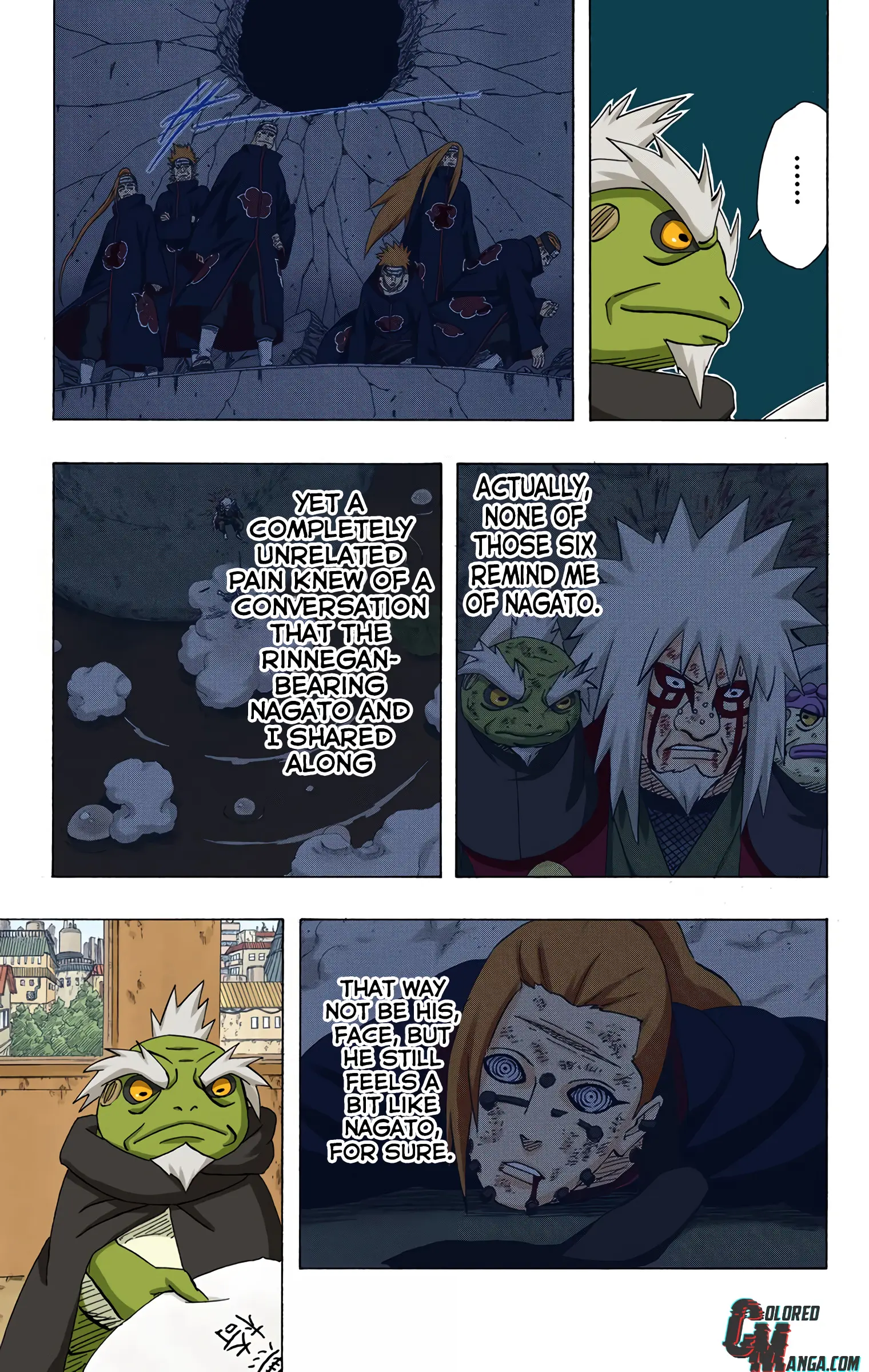 Naruto Colored Manga Online, chapter 408, page 9