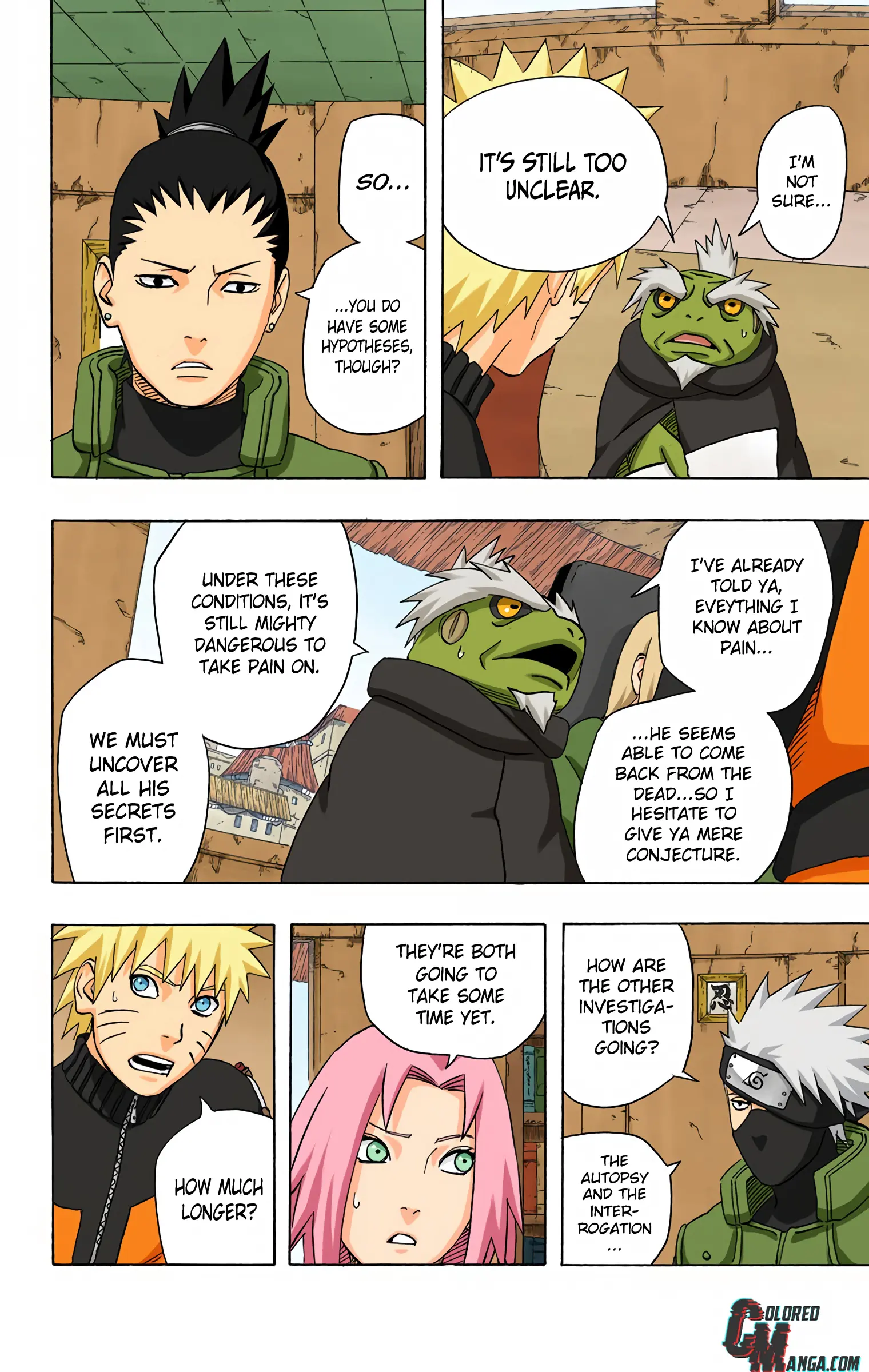 Naruto Colored Manga Online, chapter 408, page 10
