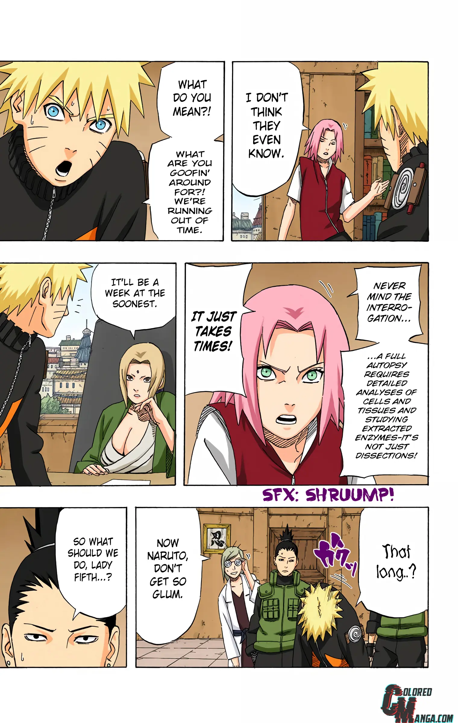 Naruto Colored Manga Online, chapter 408, page 11