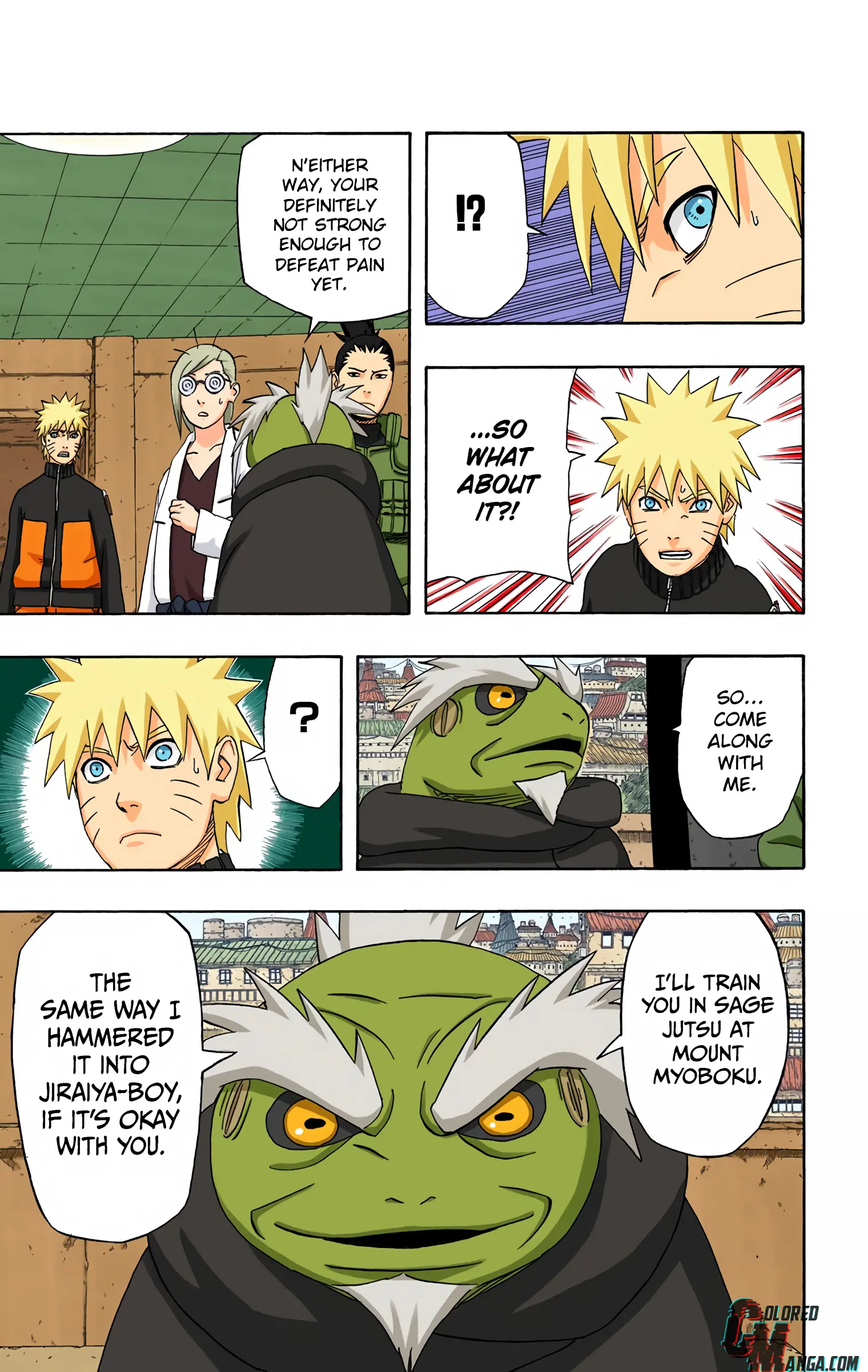 Naruto Colored Manga Online, chapter 408, page 13