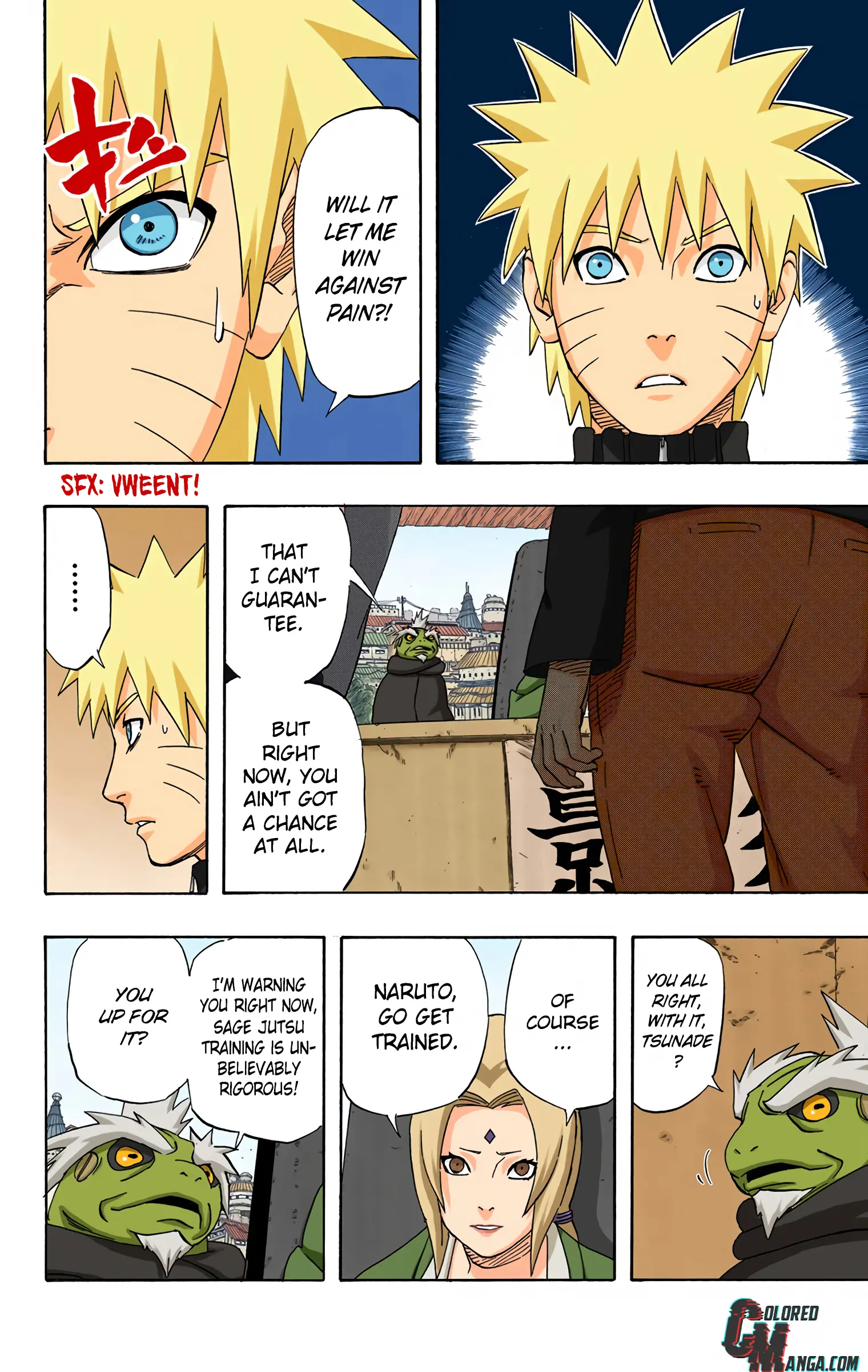 Naruto Colored Manga Online, chapter 408, page 14