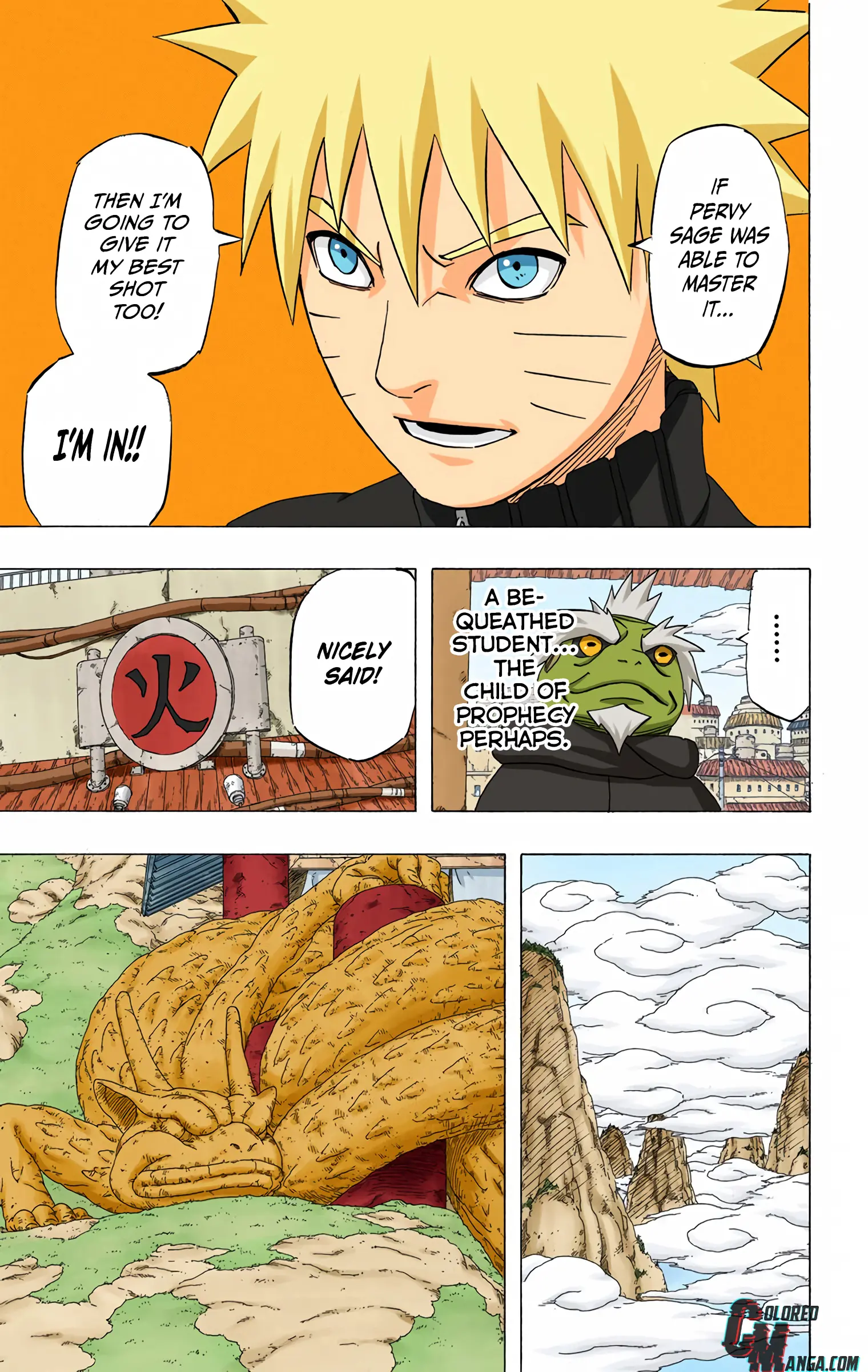 Naruto Colored Manga Online, chapter 408, page 15