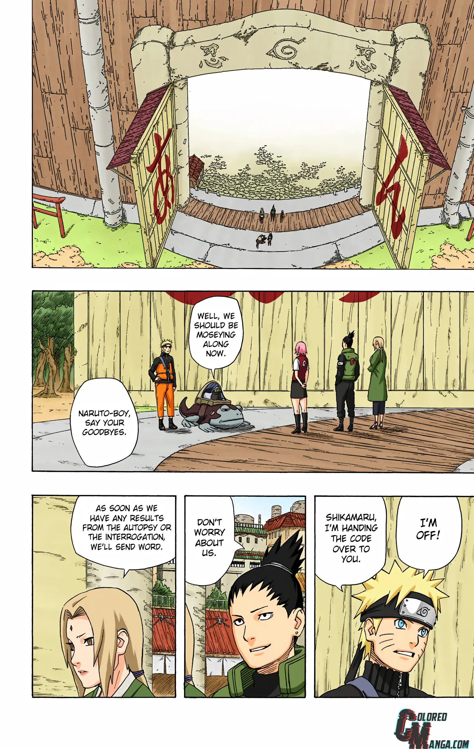 Naruto Colored Manga Online, chapter 409, page 2