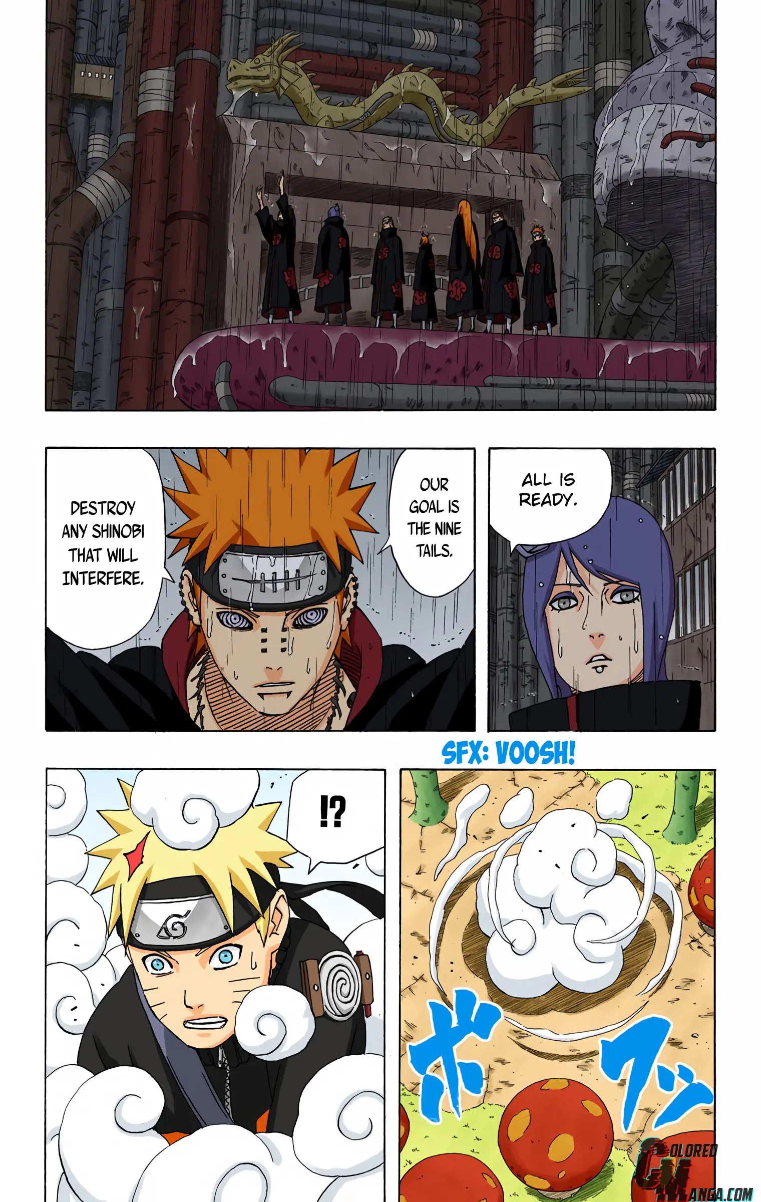 Naruto Colored Manga Online, chapter 409, page 7