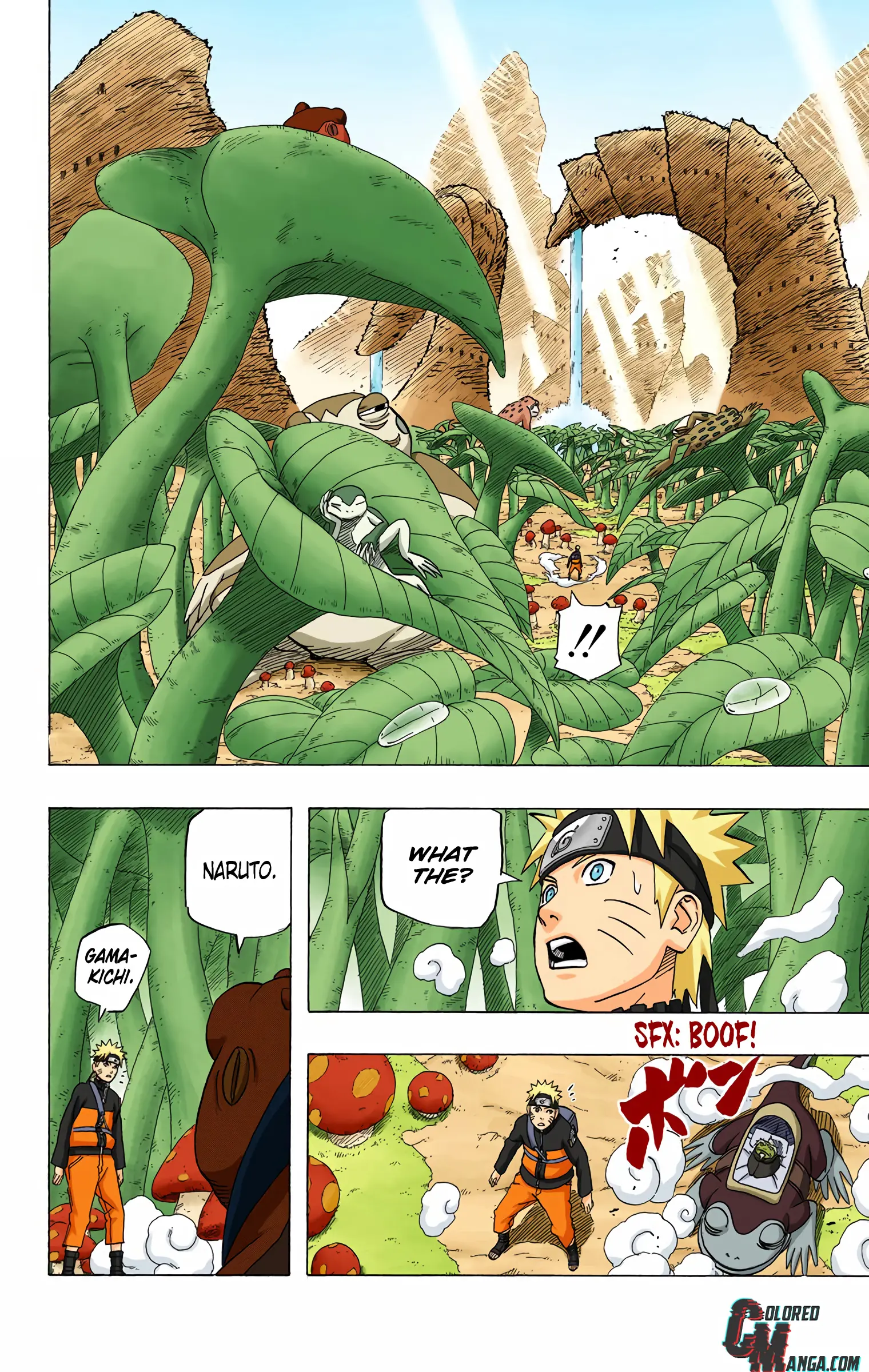 Naruto Colored Manga Online, chapter 409, page 8