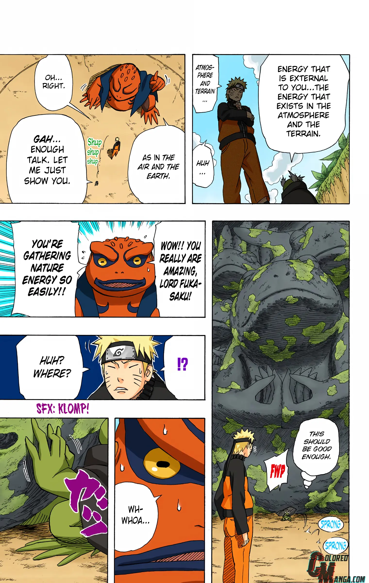 Naruto Colored Manga Online, chapter 409, page 13