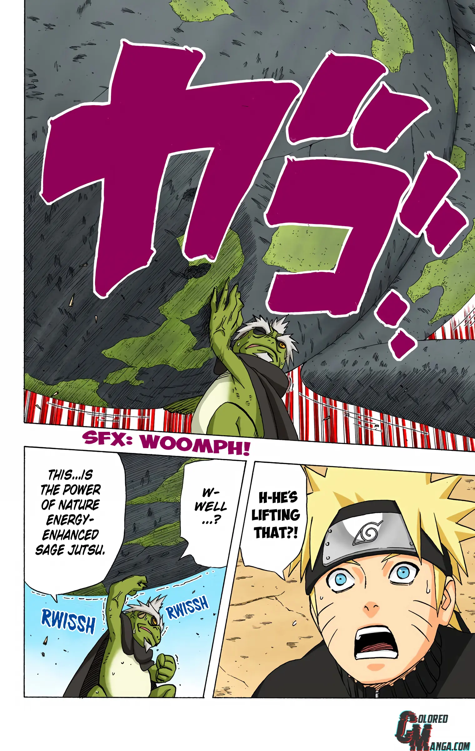 Naruto Colored Manga Online, chapter 409, page 14