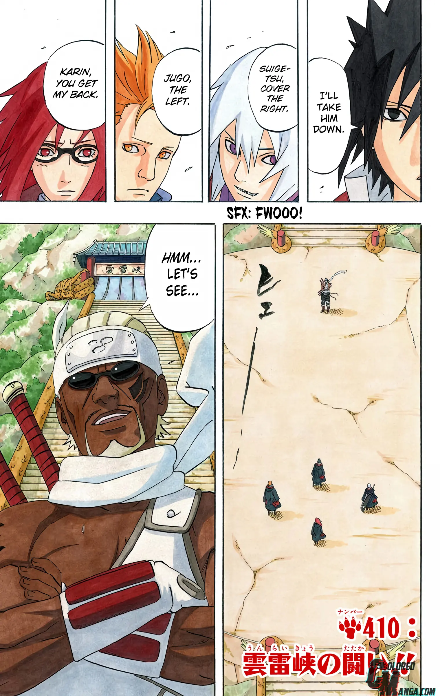 Naruto Colored Manga Online, chapter 410, page 1