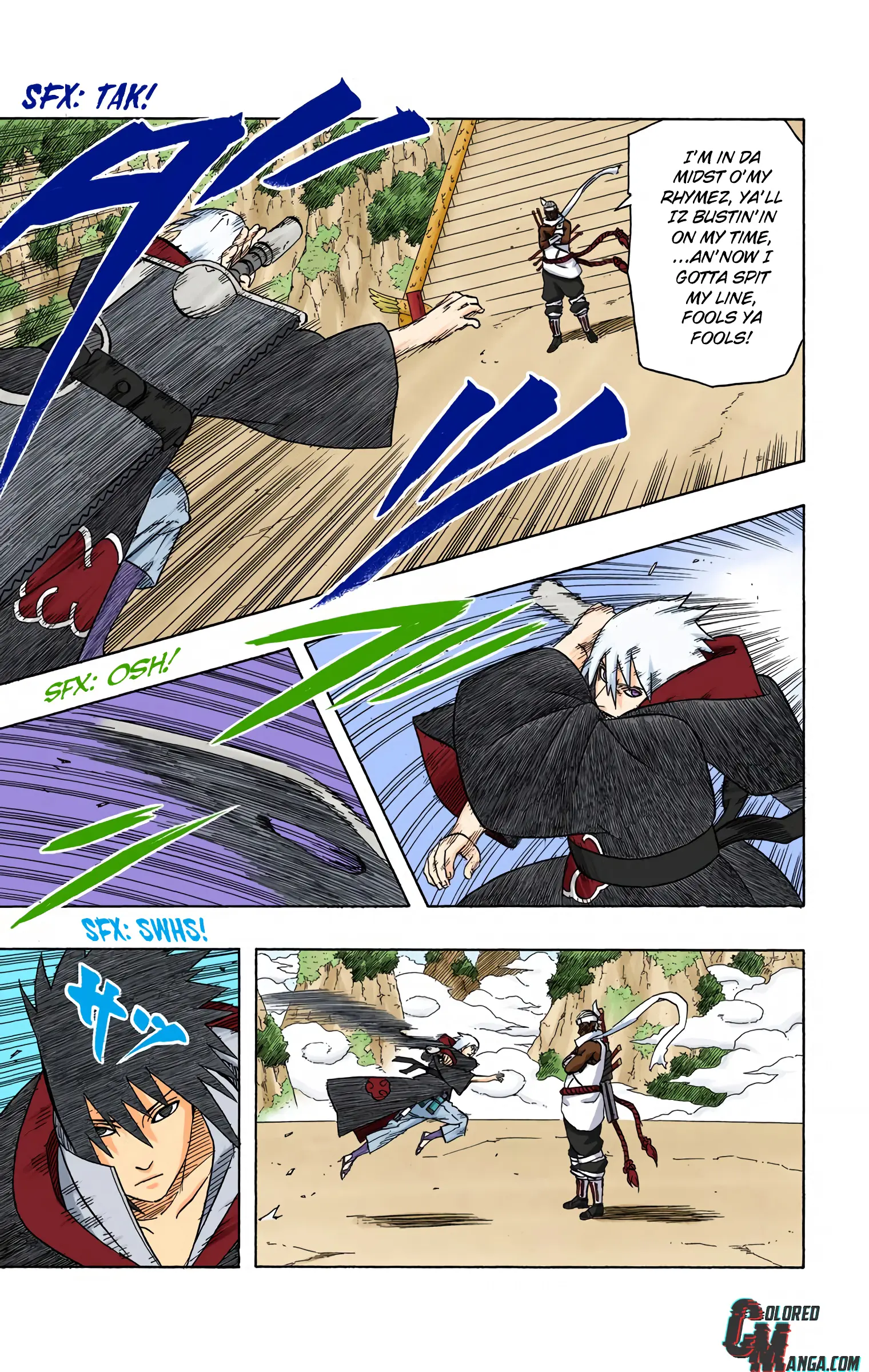 Naruto Colored Manga Online, chapter 410, page 4
