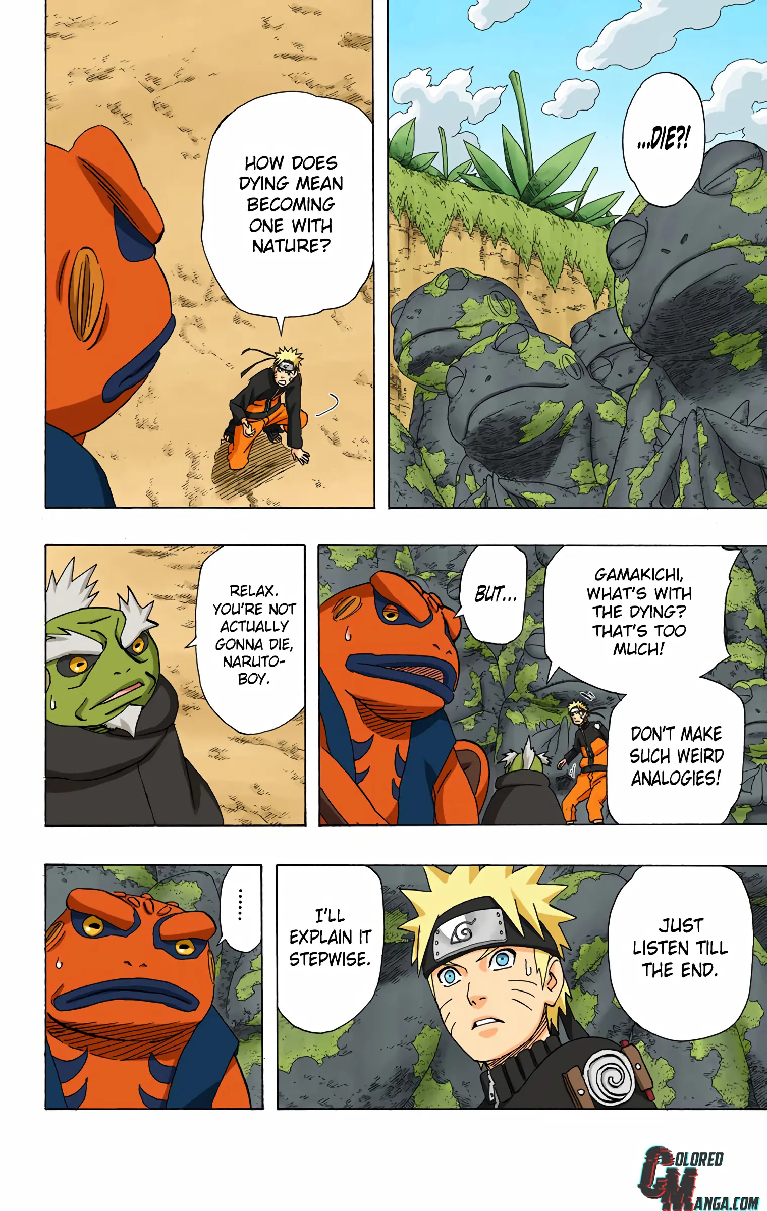 Naruto Colored Manga Online, chapter 410, page 7