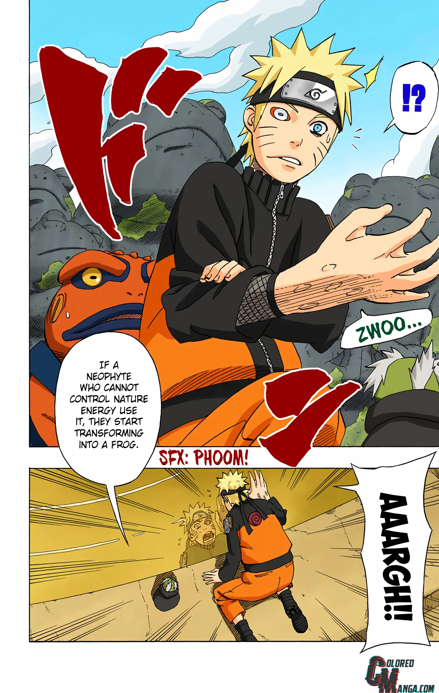 Naruto Colored Manga Online, chapter 410, page 13