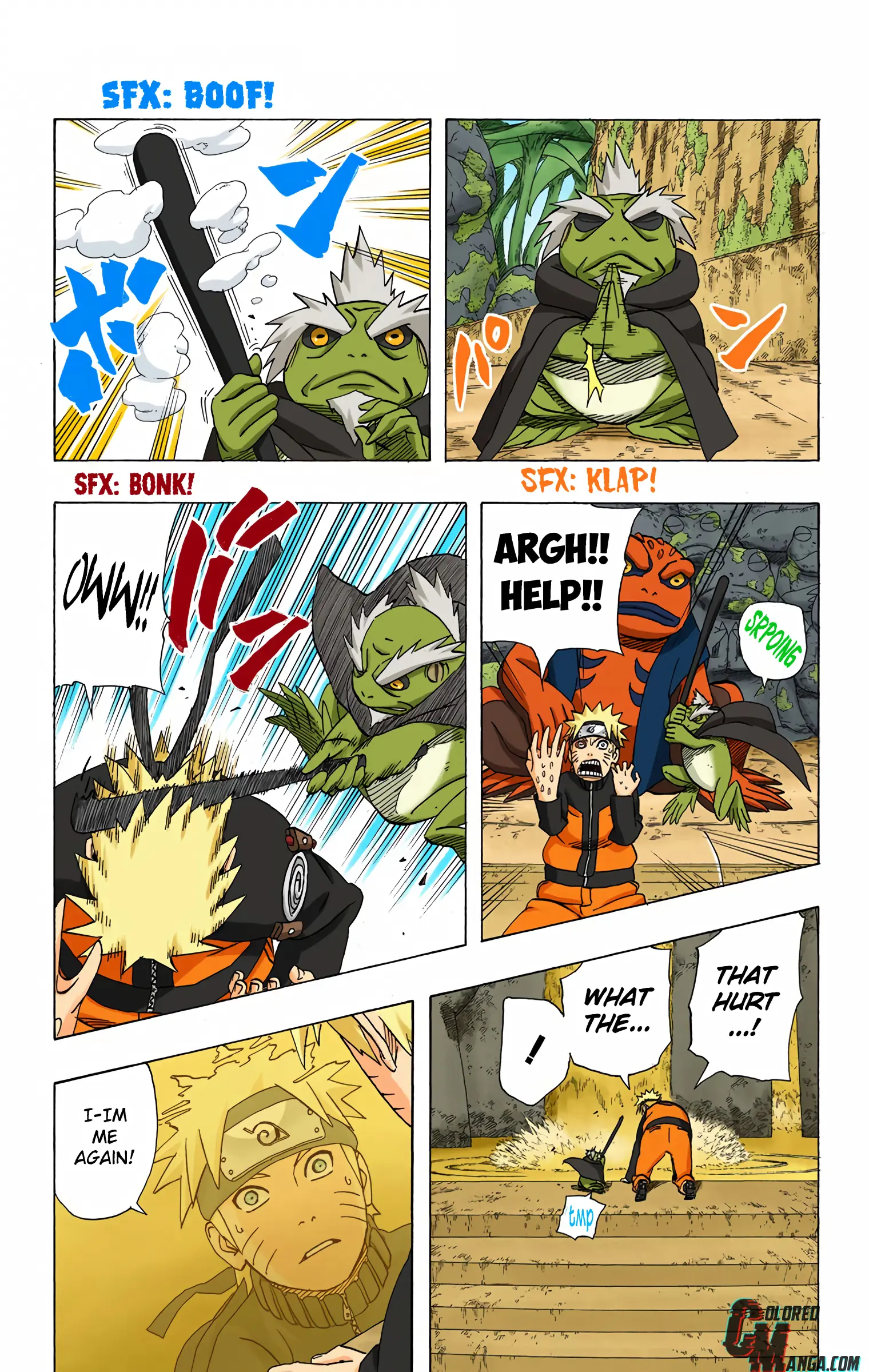 Naruto Colored Manga Online, chapter 410, page 14