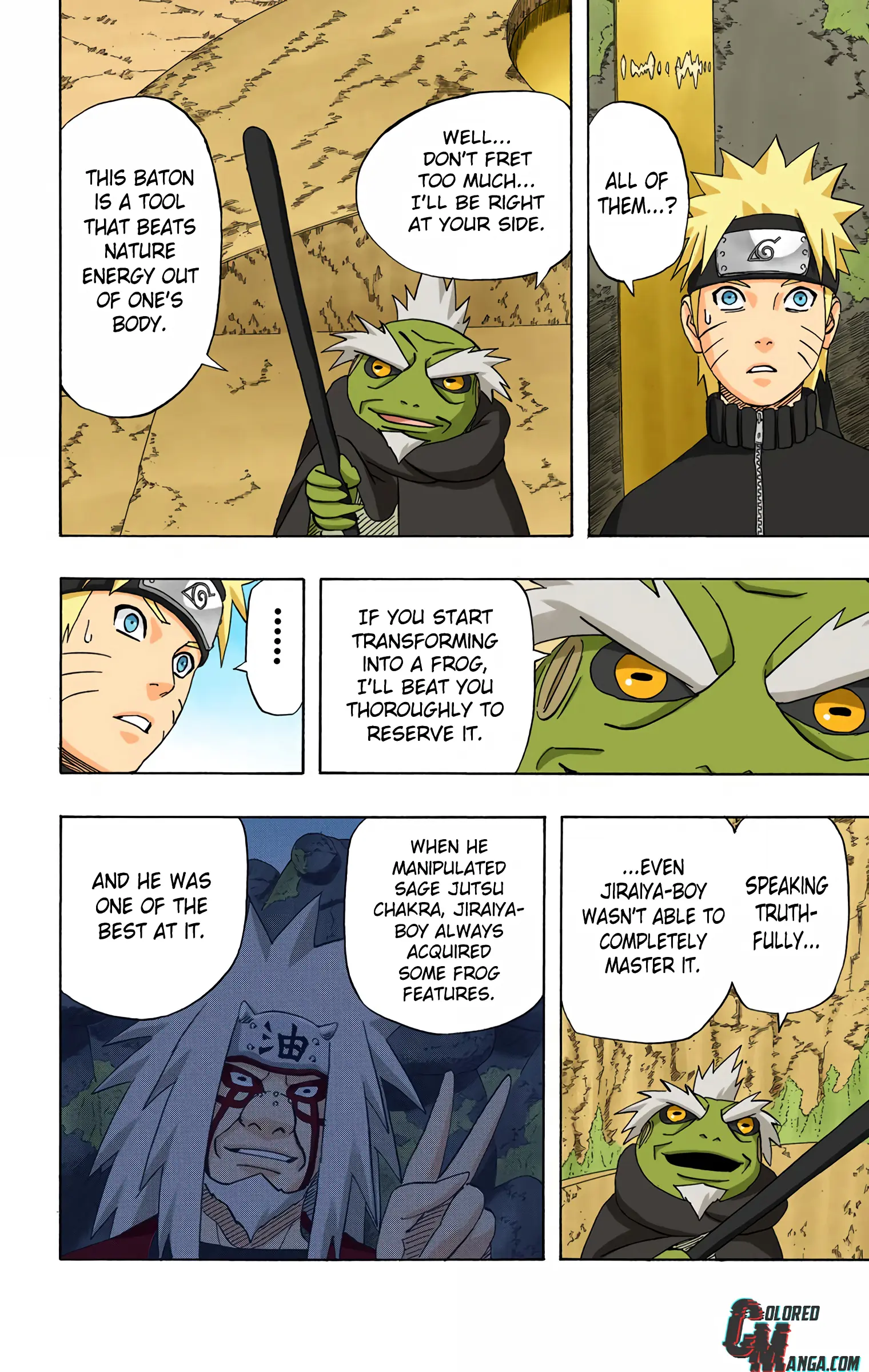 Naruto Colored Manga Online, chapter 410, page 17