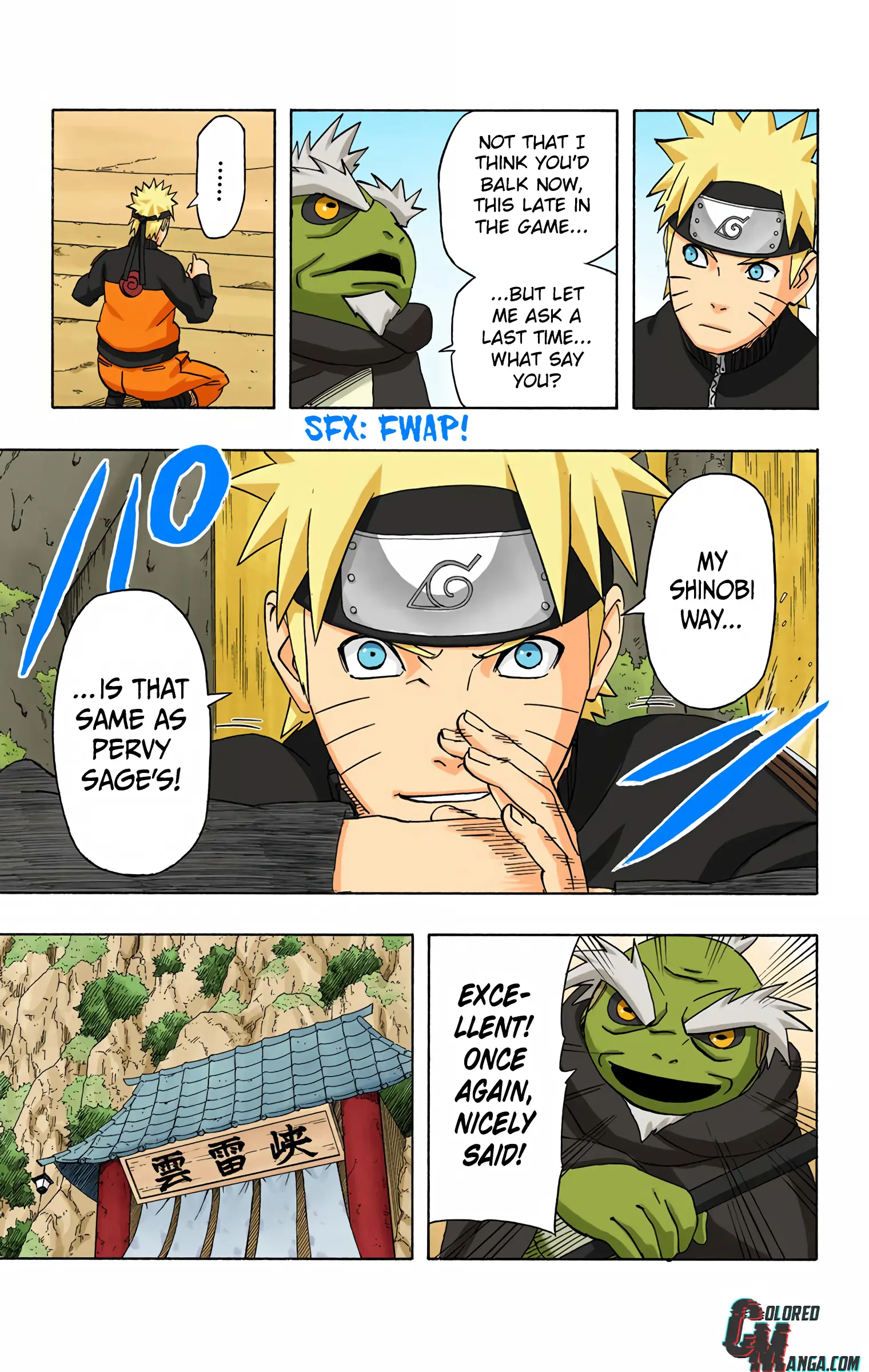 Naruto Colored Manga Online, chapter 410, page 18