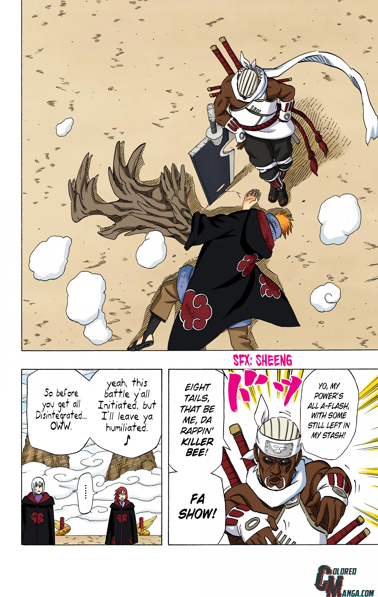 Naruto Colored Manga Online, chapter 410, page 19