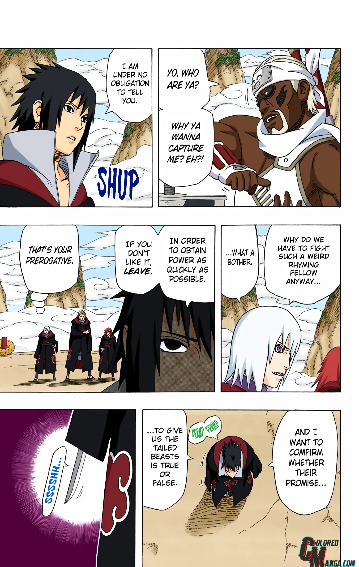 Naruto Colored Manga Online, chapter 411, page 4
