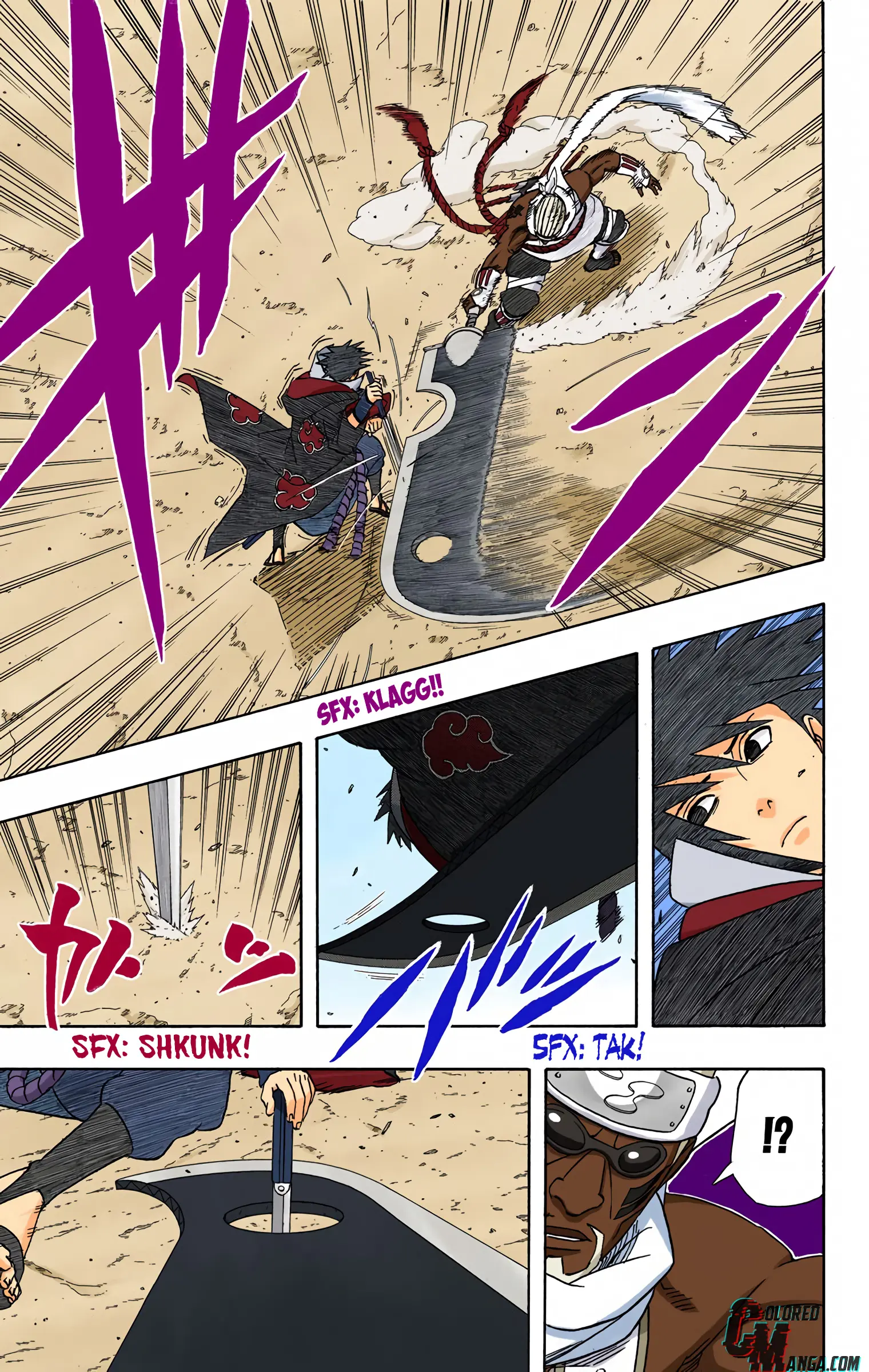 Naruto Colored Manga Online, chapter 411, page 8