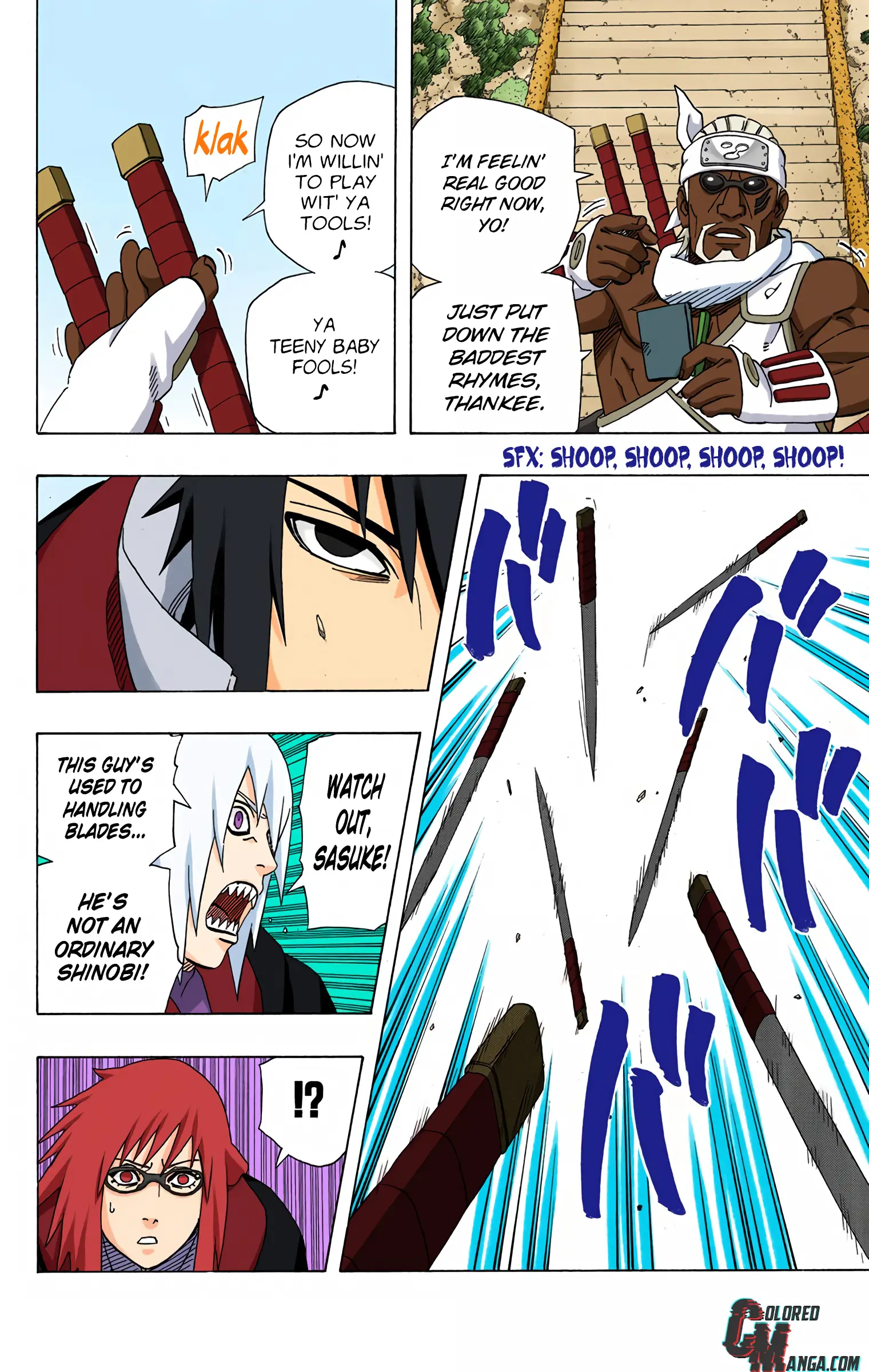 Naruto Colored Manga Online, chapter 411, page 11